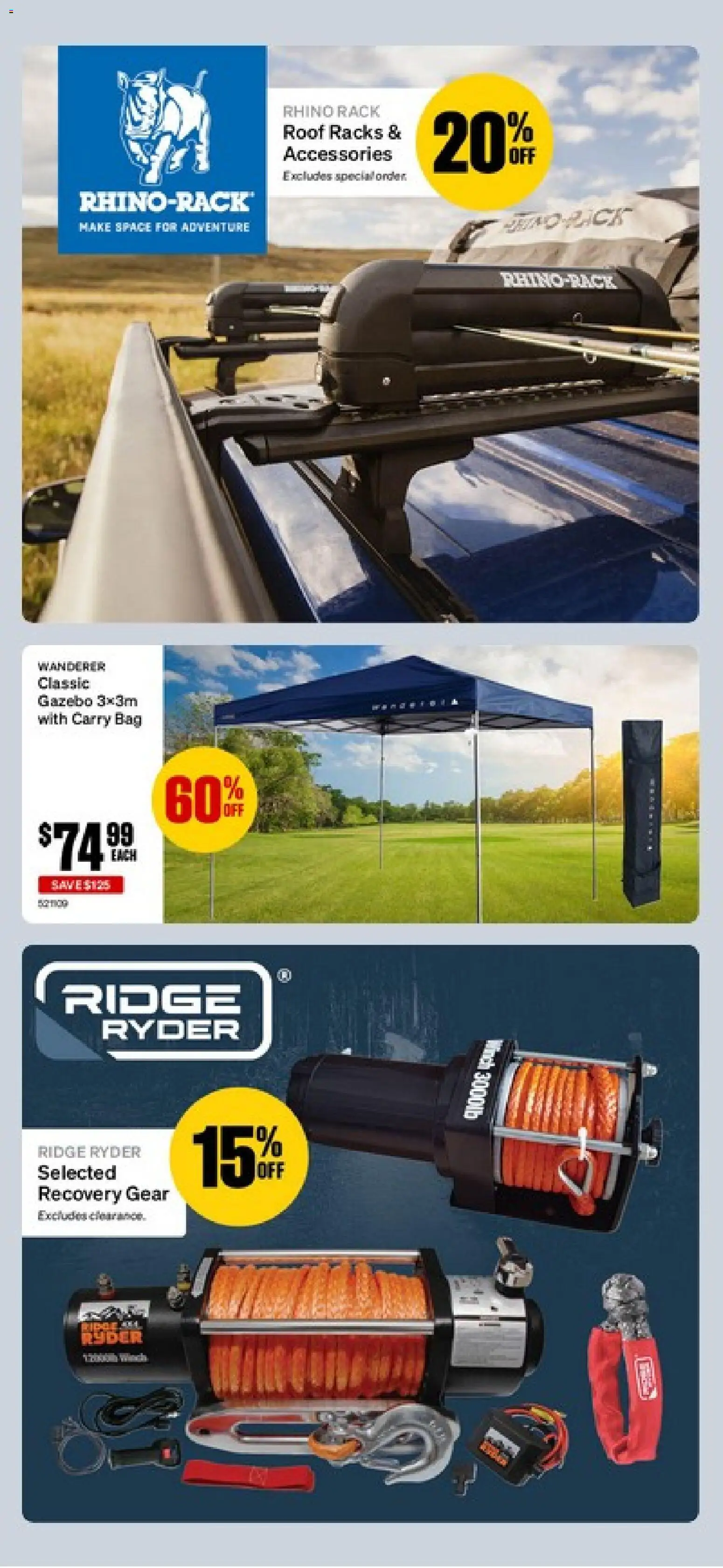 Supercheap Auto catalogue - valid from 10.06.2026 | Page: 23 | Products: Gazebo, Accessories, Bag