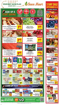 Preview of Save Mart weekly ads valid from 09/09/2026