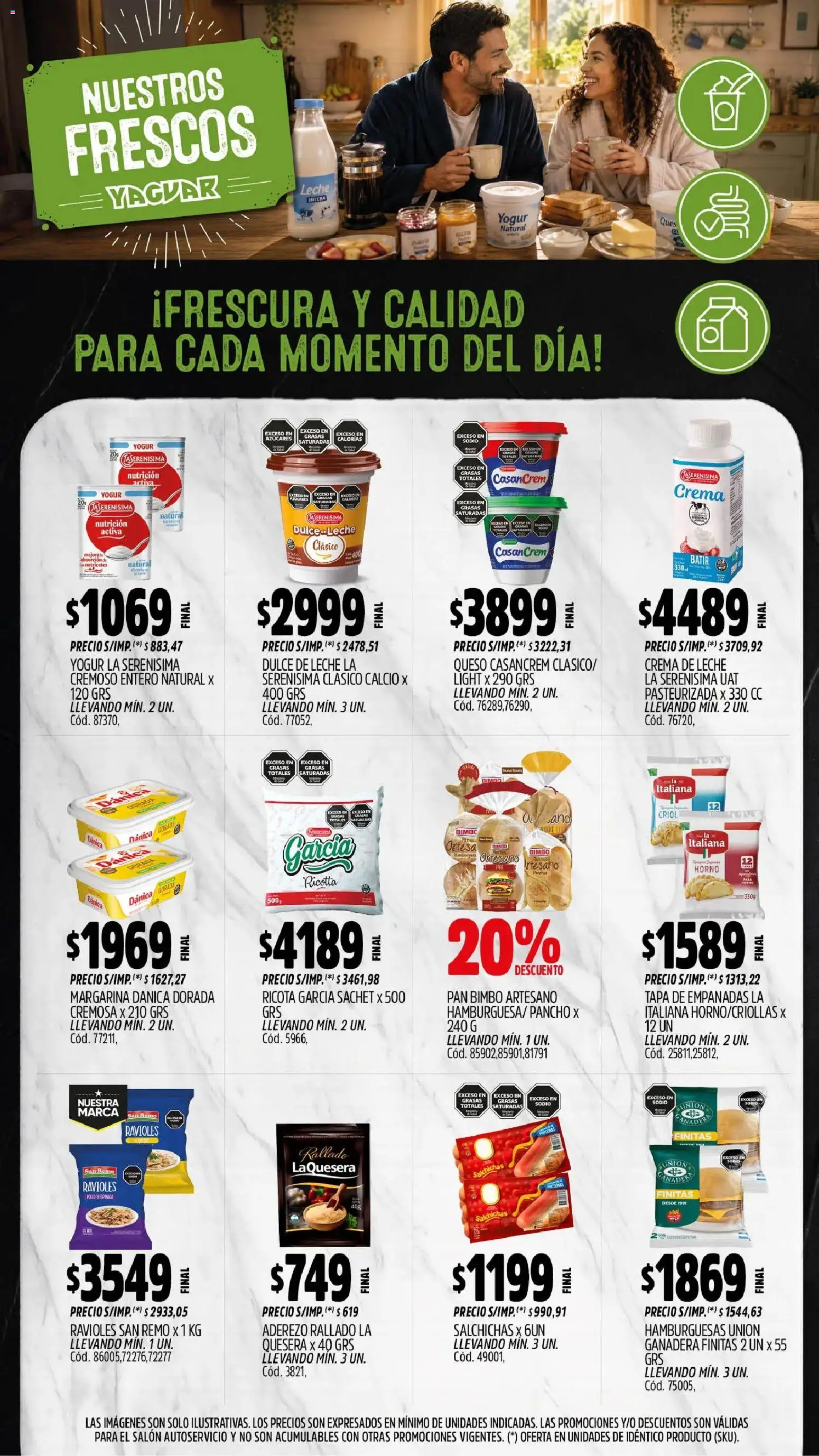 Yaguar - Oferta Semanal Neuquen │ válido desde el 31/08/2026 | Página: 10 | Productos: Horno, Leche, Queso, Pan