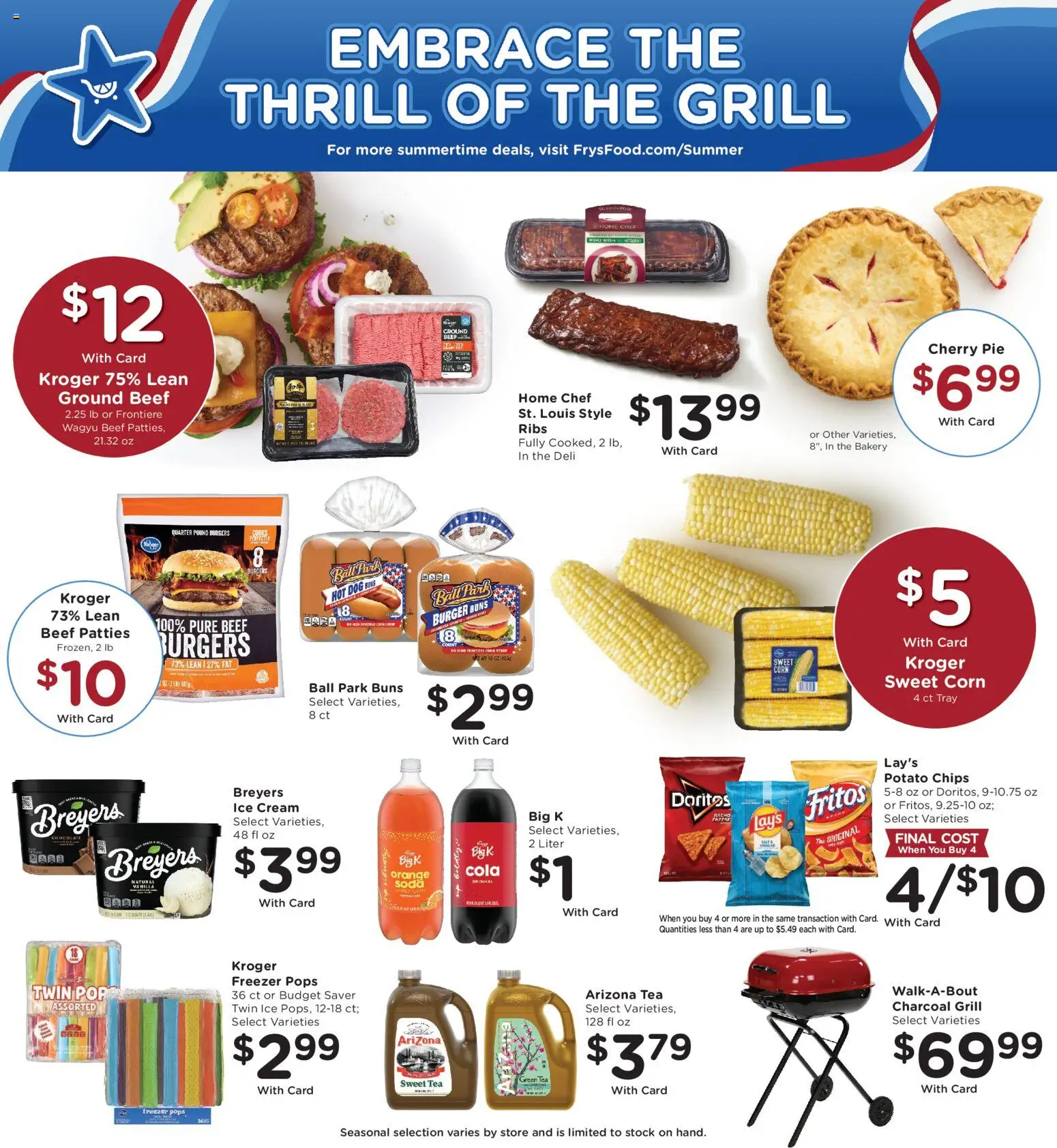 Fry's Food Weekly Ad - valid from 08/26/2026 | Page: 6 | Products: Potato chips, Ice cream, Ice, Freezer