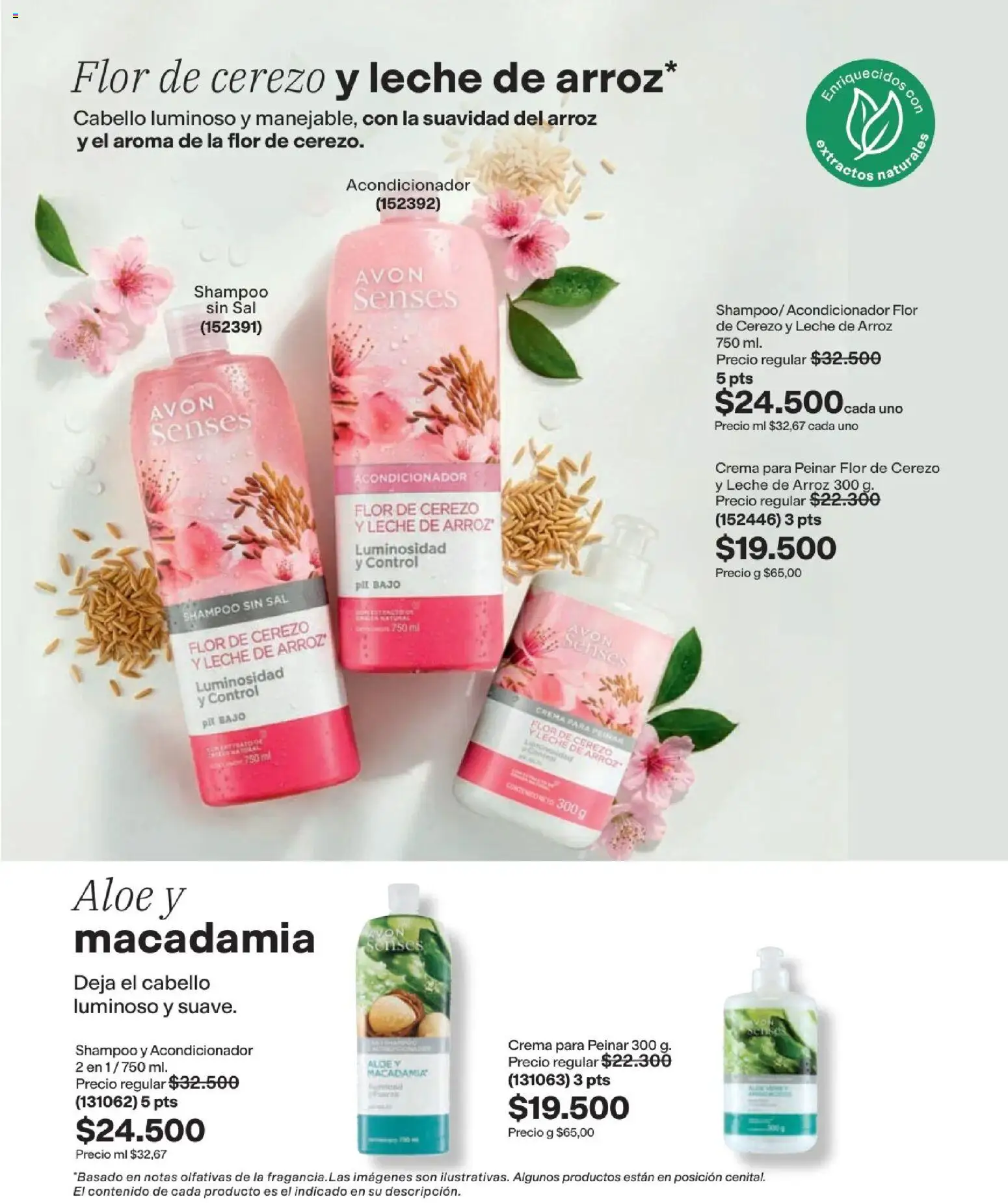 Avon revista - valida desde el 15/07/2026 | Página: 188 | Productos: Bajo, Sal, Shampoo, Leche