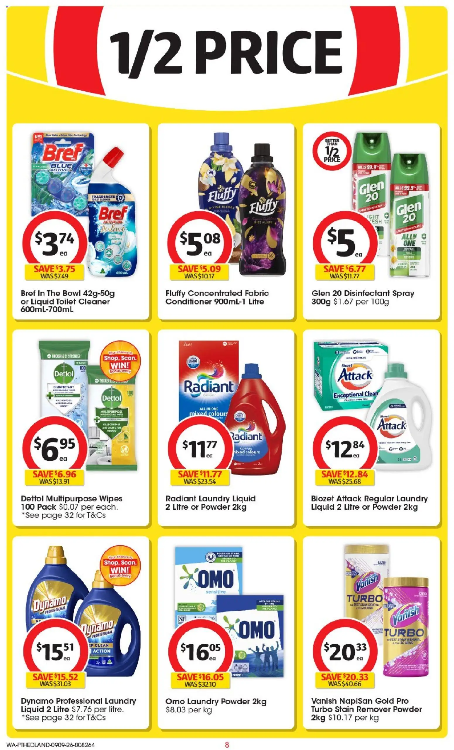 Coles catalogue - valid from 09/09/2026 | Page: 8 | Products: Lotion, Deodorant, Body lotion, Hand wash