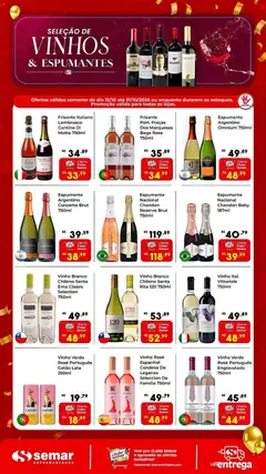 Semar Supermercado ofertas Vinhos e Espumantes - Pré-Visualização do folheto da loja Semar Supermercado, válido de 15/10/2026