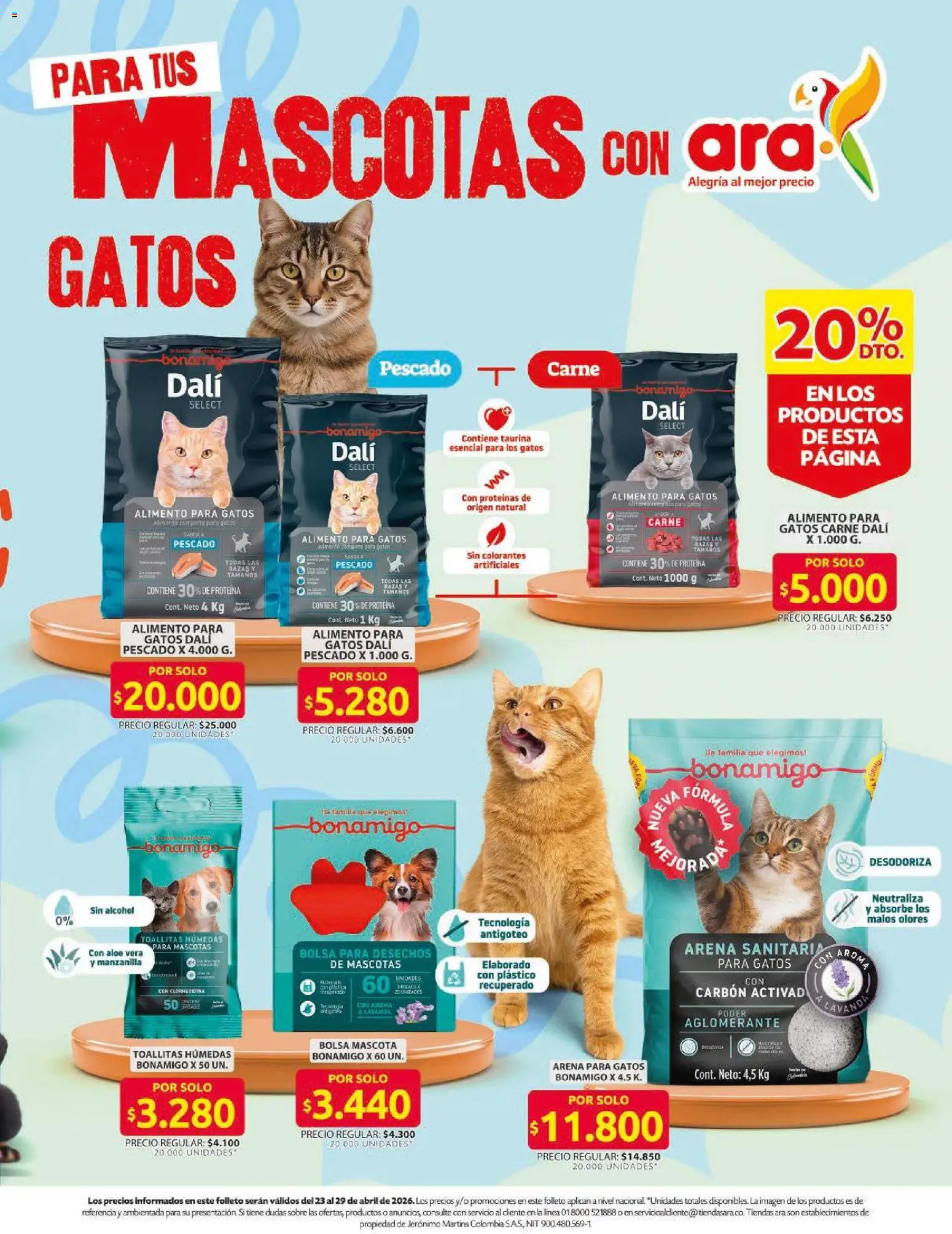 Ara revista - valida desde el 02.04.2026 | Página: 9 | Productos: Pescado, Sobre, Loción tonificante, Tintura