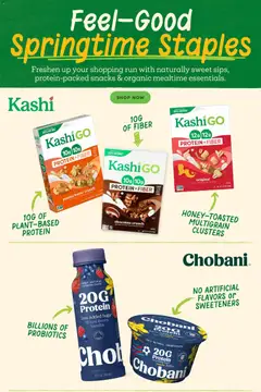 Preview of Sprouts weekly ads valid from 29.04.2026 | Page: 5 | Products: Probiotics, Butter, Chocolate, Sugar