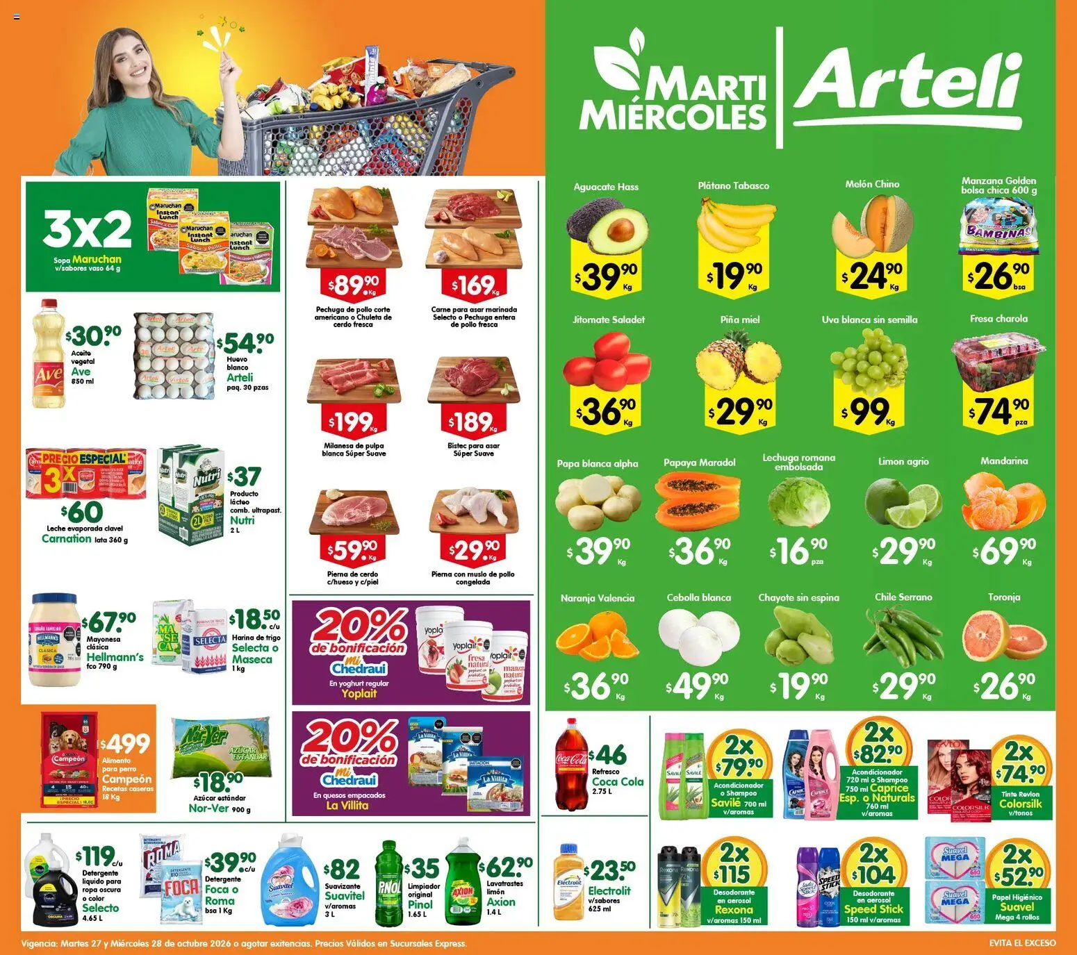Nuevas ofertas de Arteli válidas en toda la República Mexicana desde el 27/10/2026. ¡Encuentra las mejores ofertas en Arteli folleto Express! | Página: 1