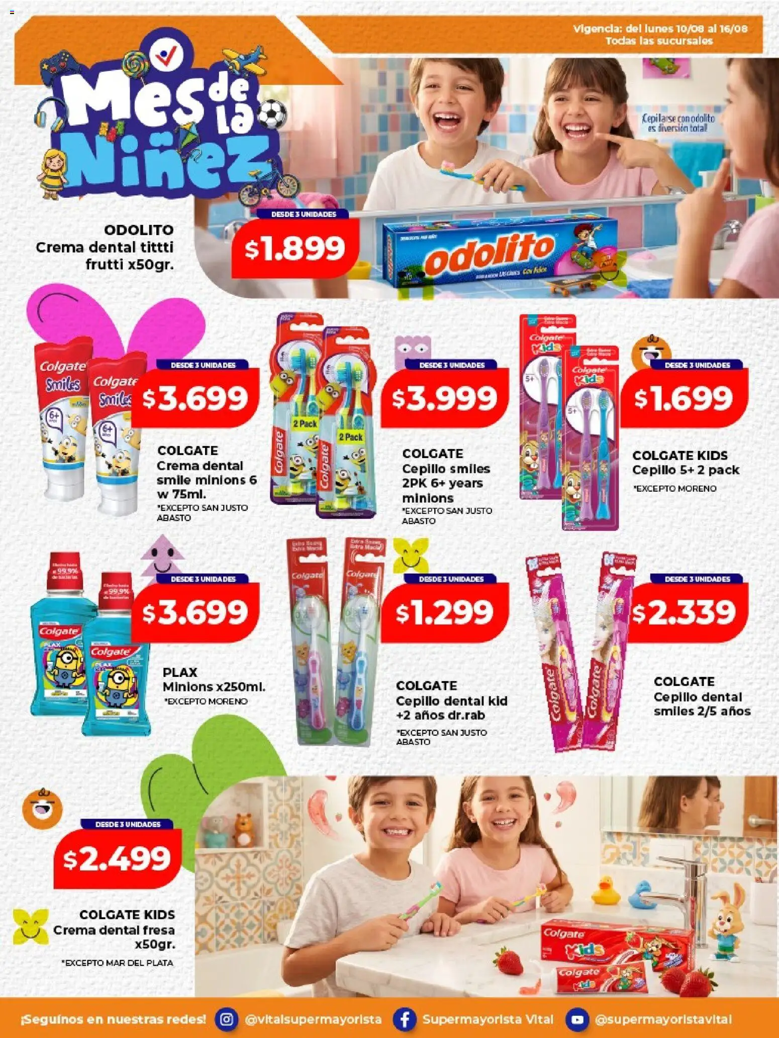 Vital - Especial de la niñez │ válido desde el 10/08/2026 | Página: 8 | Productos: Cepillo, Crema