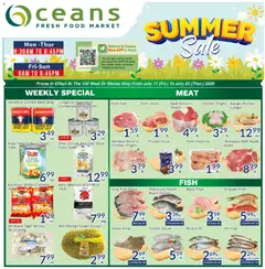 Preview of Oceans weekly flyer / circulaire from shop Oceans valid from Jul 17, 2026