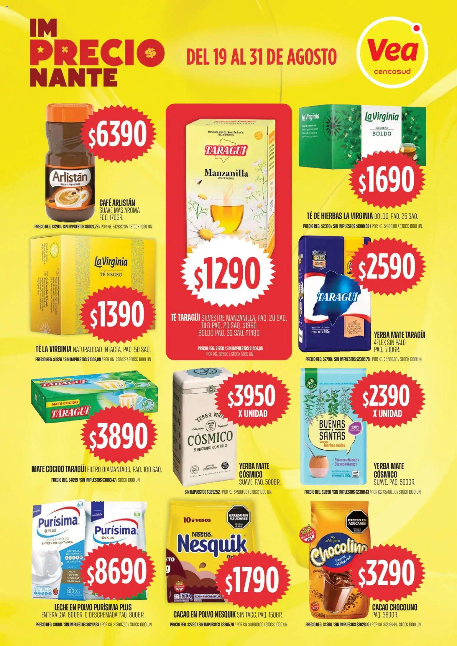 Vea ofertas │ válido desde el 18/08/2026 | Página: 4 | Productos: Hierbas, Peso, Yerba, Polvo