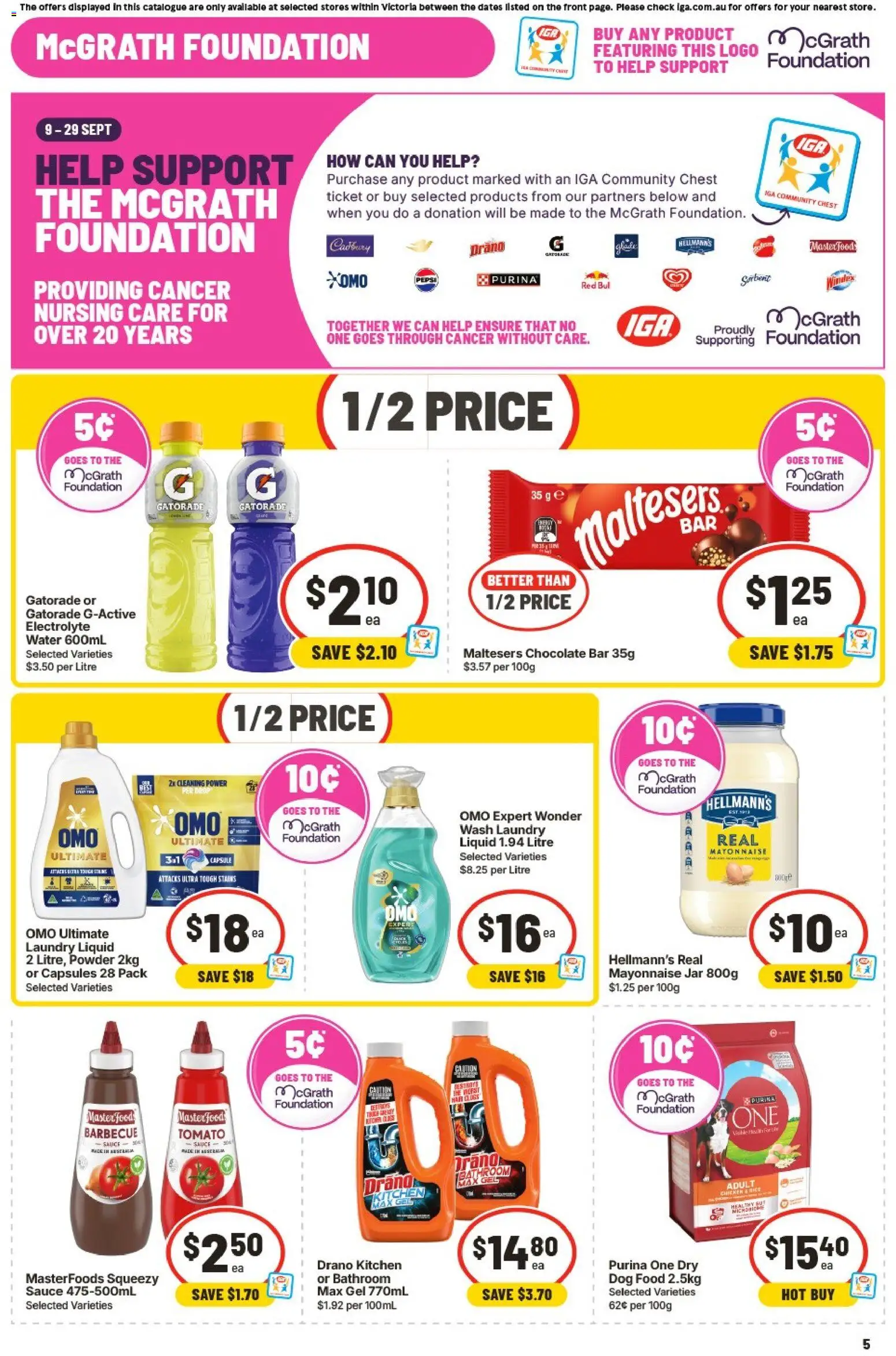 IGA catalogue - valid from 16/09/2026 | Page: 6 | Products: Food, Chocolate, Chicken, Pepsi