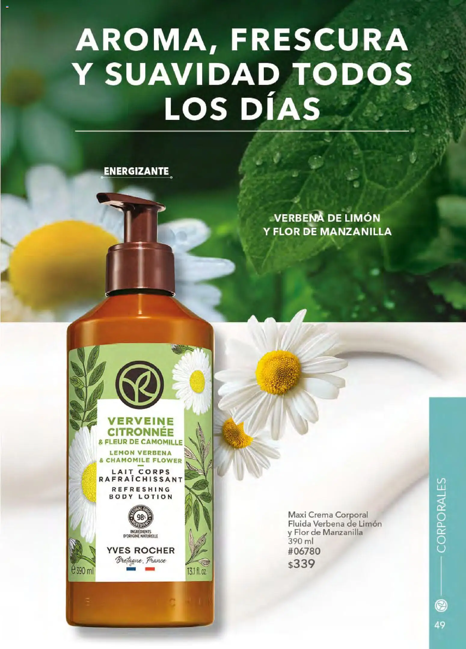 Nuevas ofertas de Yves Rocher válidas en toda la República Mexicana desde el 21.04.2026. ¡Encuentra las mejores ofertas en Yves Rocher campaña 6 2026! | Página: 49 | Productos: Crema, Limón, Body, Crema corporal