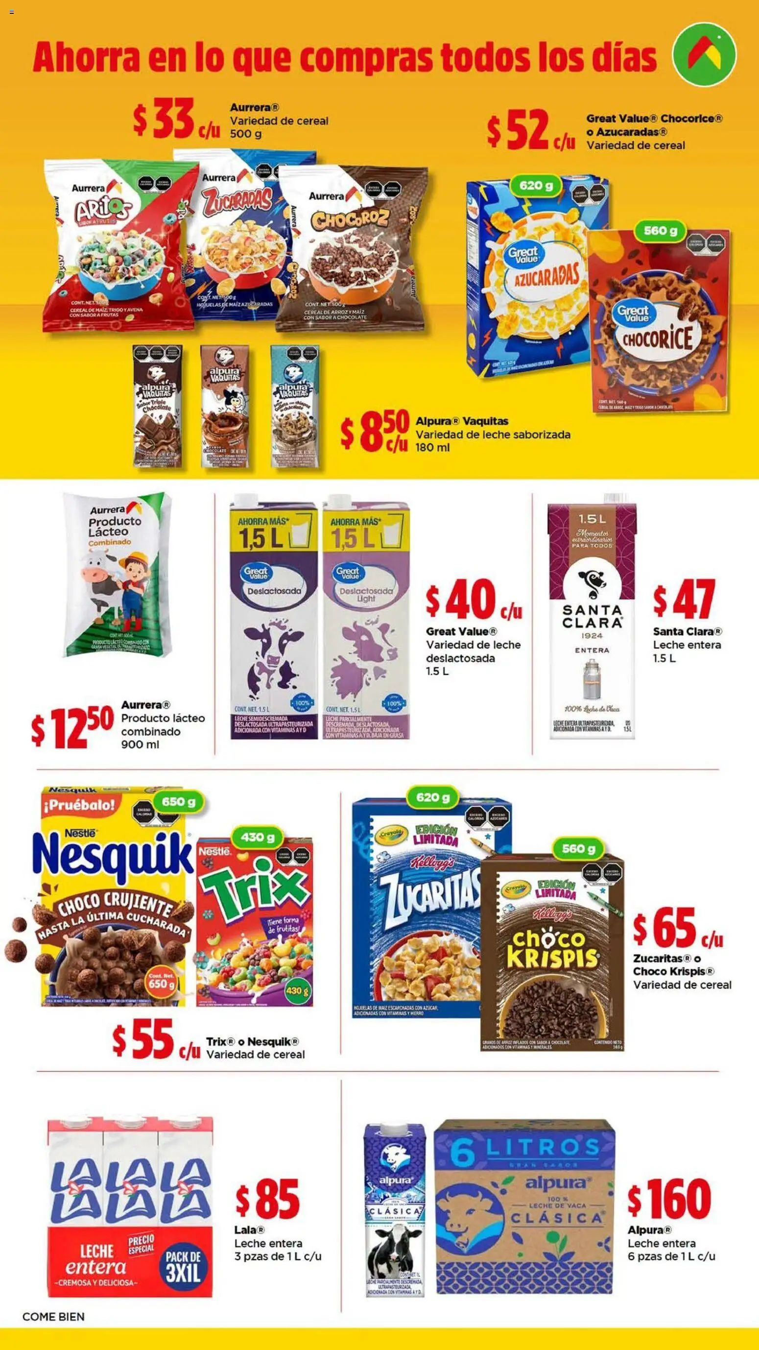 Nuevas ofertas de Bodega Aurrerá válidas en toda la República Mexicana desde el 21/10/2026. ¡Encuentra las mejores ofertas en Bodega Aurrerá folleto Precios que no se tocan - Llena tu carrito con esenciales! | Página: 4