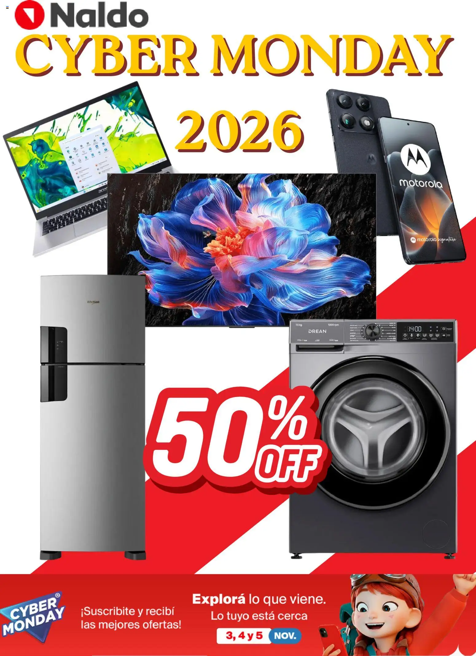 Naldo - Cyber Monday aviso │ válido desde el 27/10/2026 | Página: 1
