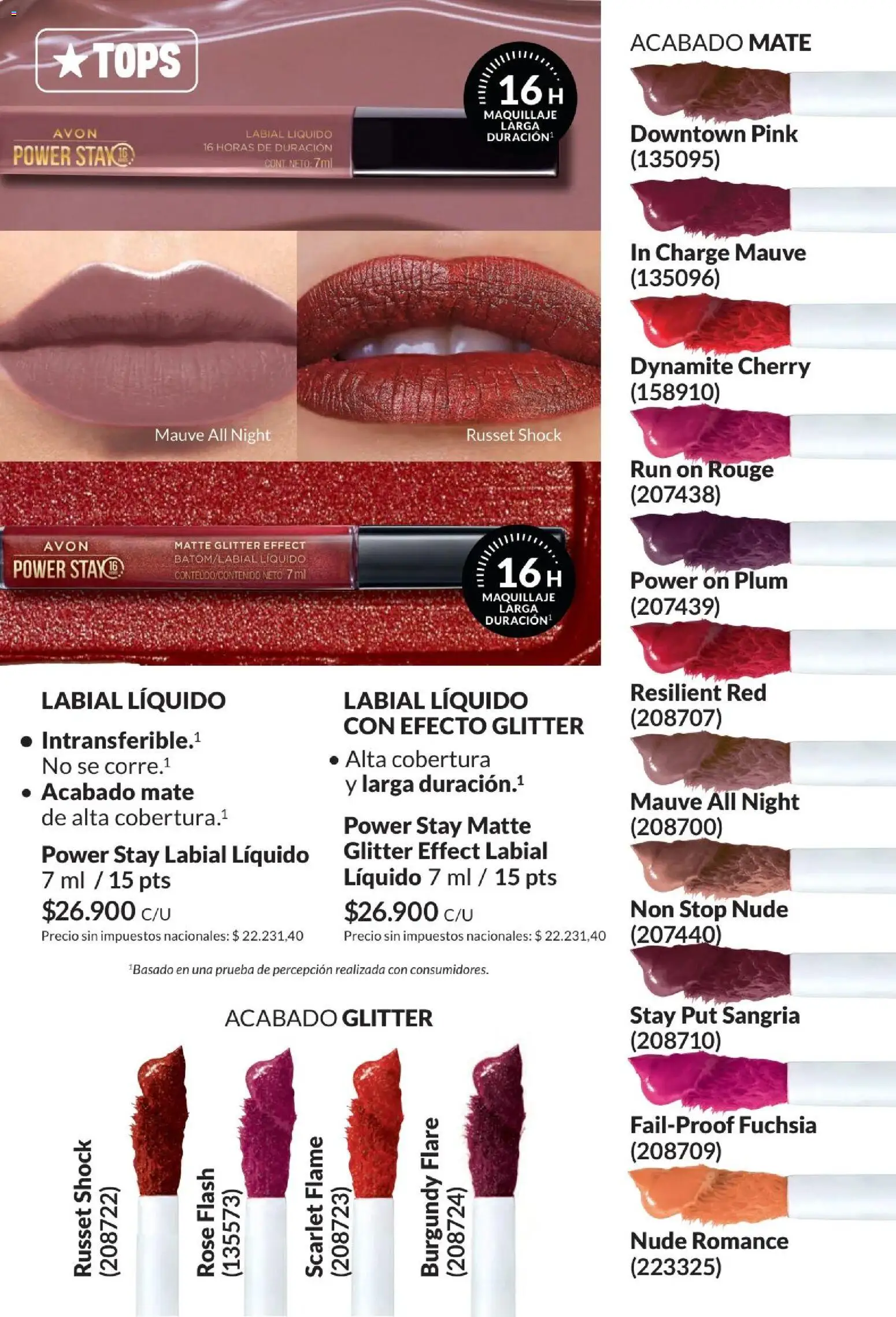 Avon -  Campaña 6/2026 │ válido desde el 01.06.2026 | Página: 21 | Productos: Mate, Maquillaje, Glitter