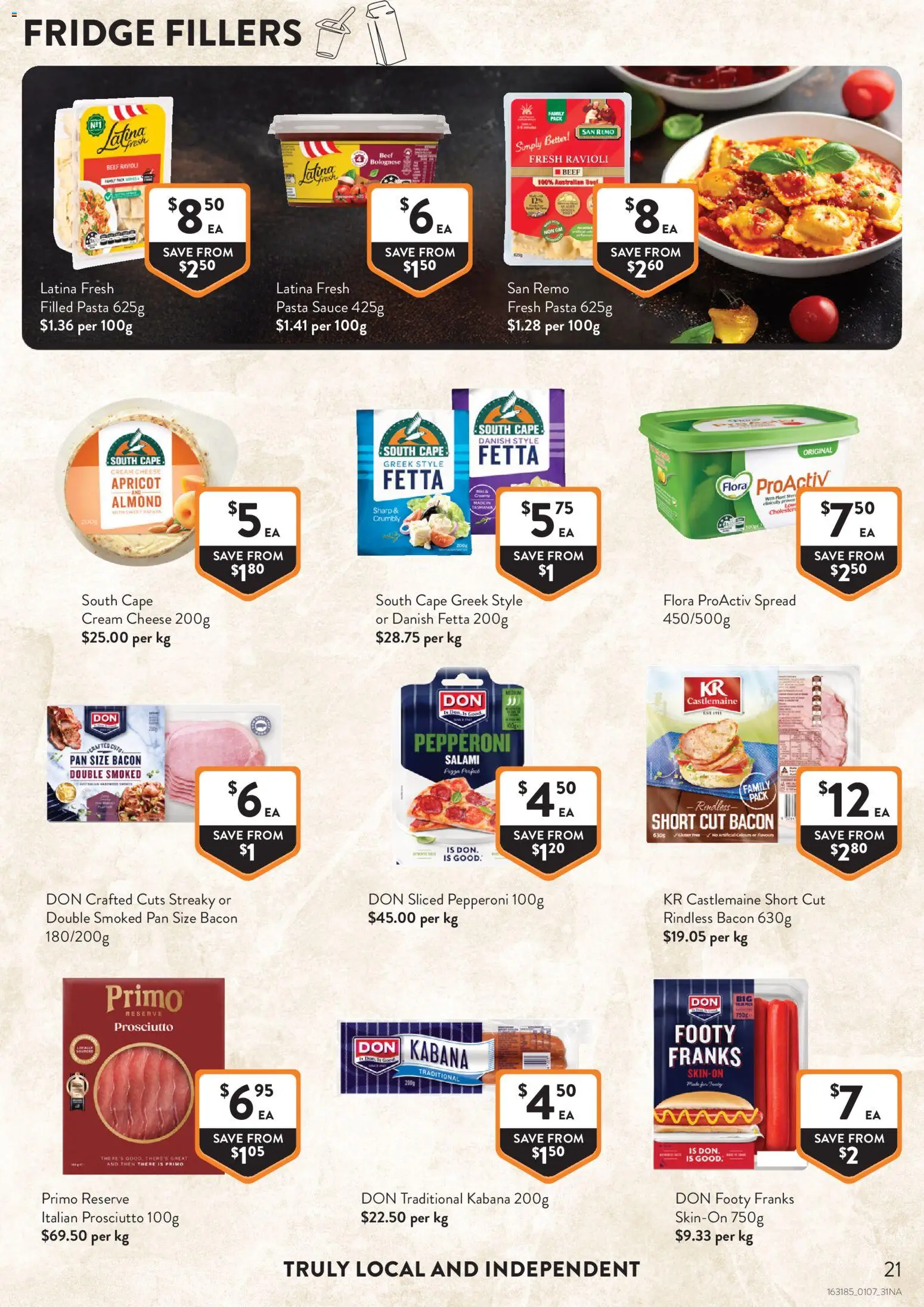Foodworks catalogue - valid from 01/07/2026 | Page: 21 | Products: Cheese, Salami, Beef, Fridge