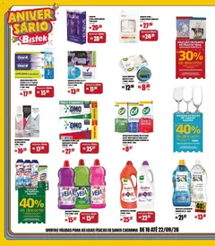 Bistek Supermercados ofertas Aniversário - Pré-Visualização do folheto da loja Bistek Supermercados, válido de 16/09/2026 | Página: 2 | Produtos: Pó, Desodorante, Doces, Amaciante