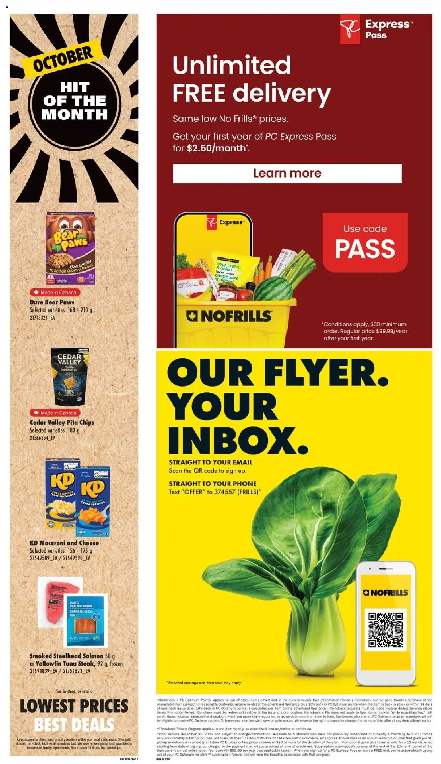 No Frills flyer valid from Oct 22, 2026 | Page: 14