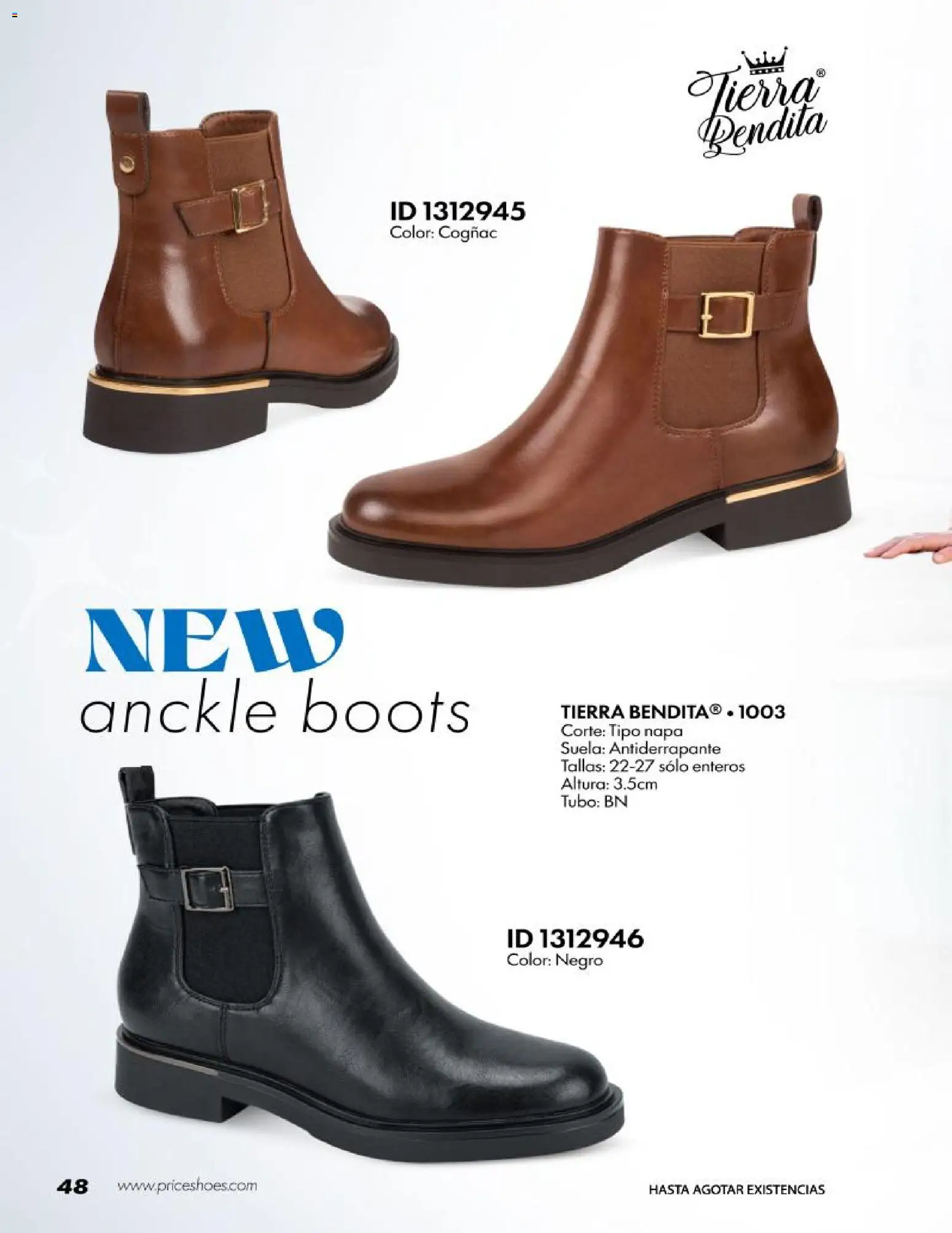 Nuevas ofertas de Price Shoes válidas en toda la República Mexicana desde el 20/10/2026. ¡Encuentra las mejores ofertas en Price Shoes catálogo Botines Basicos! | Página: 48