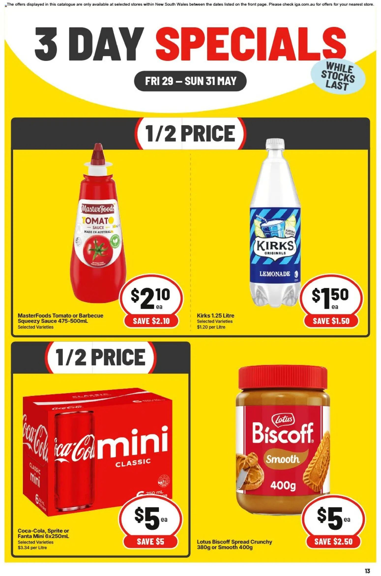 IGA catalogue - valid from 29.05.2026 | Page: 1 | Products: Sauce