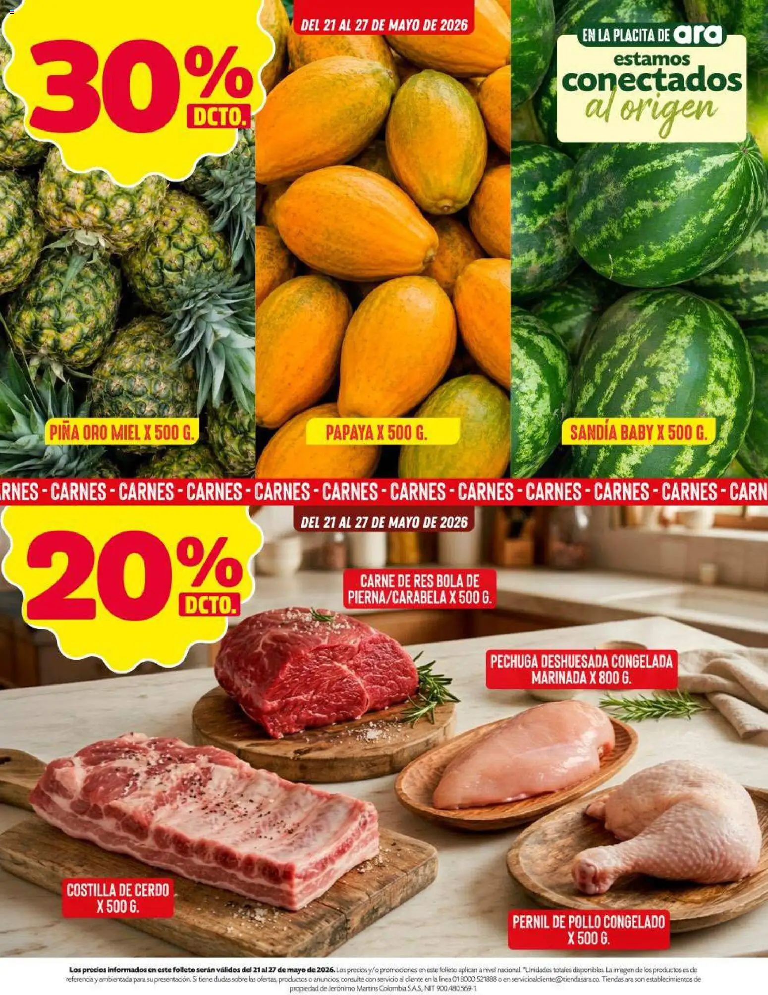 Ara revista - valida desde el 21.05.2026 | Página: 3 | Productos: Cerdo, Piña, Pollo, Sobre