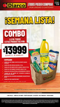 Vista previa Diarco - Semana Lista válido desde el 24/08/2026