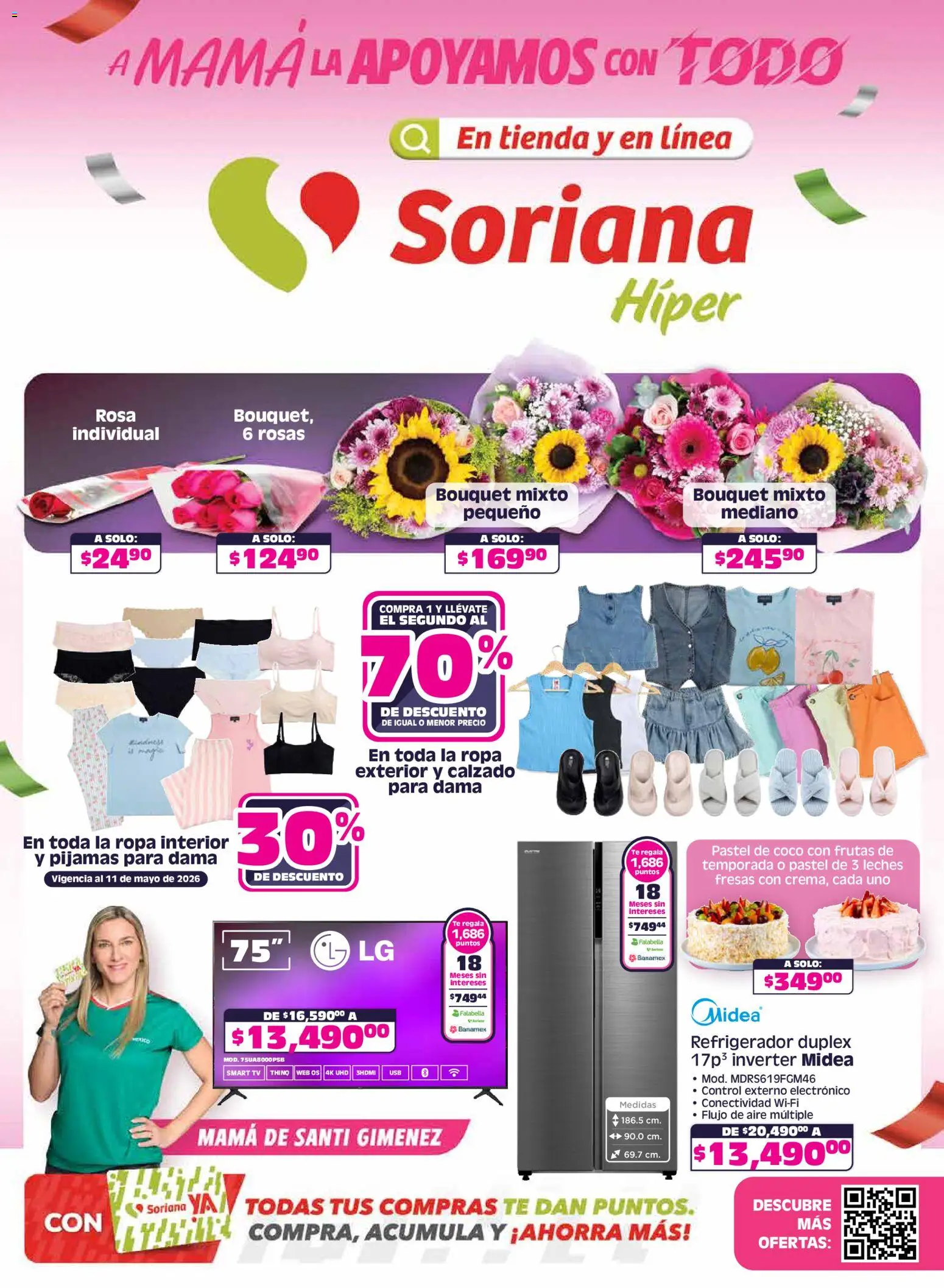 Nuevas ofertas de Soriana válidas en toda la República Mexicana desde el 07.05.2026. ¡Encuentra las mejores ofertas en Soriana Apoyamos con todo Híper Nacional! | Página: 1