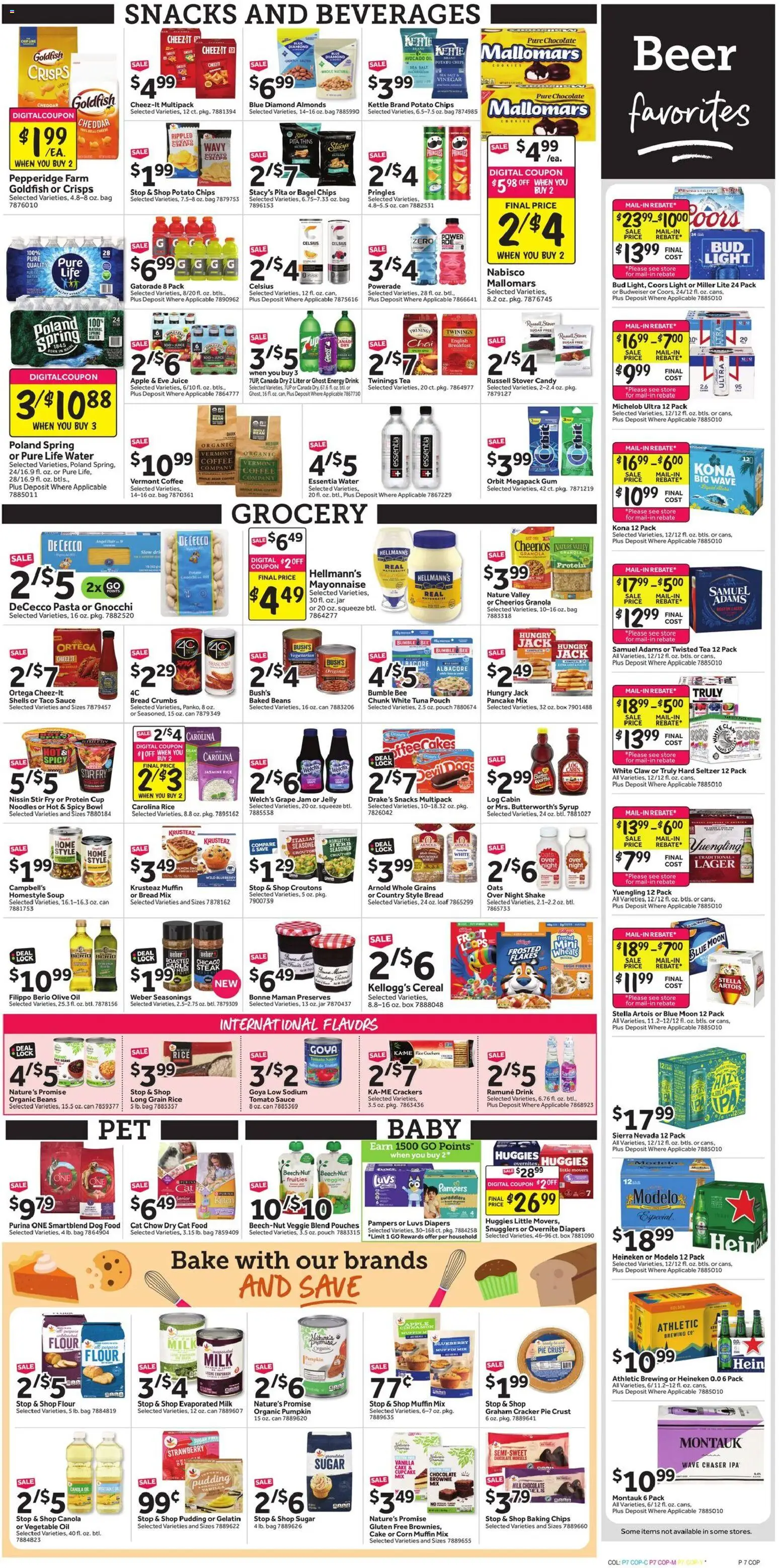 Stop & Shop Weekly Ad - valid from 09/04/2026 | Page: 12 | Products: Sugar, Pudding, Pumpkin, Tomato