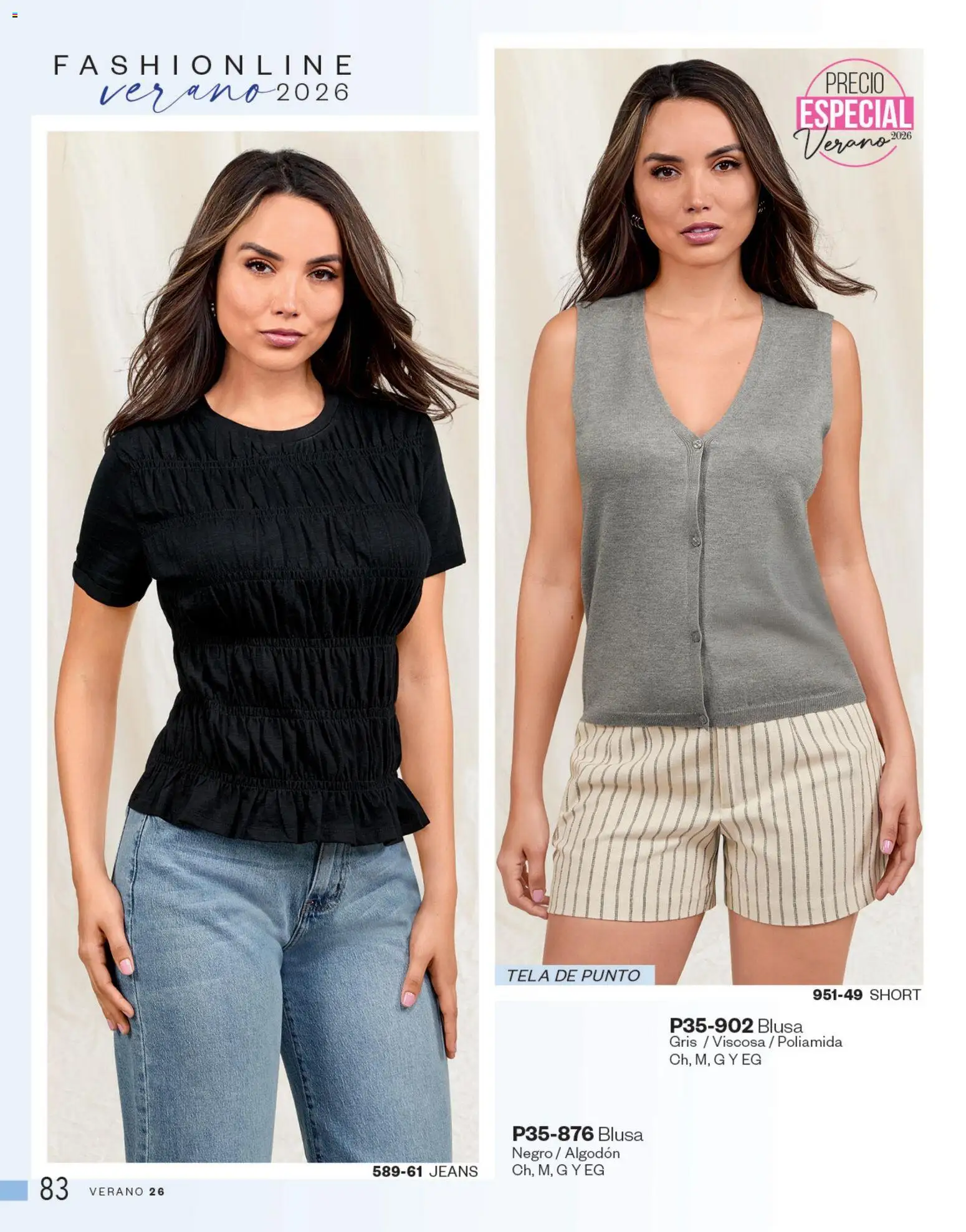 Nuevas ofertas de Cklass válidas en toda la República Mexicana desde el 05.03.2026. ¡Encuentra las mejores ofertas en Cklass catálogo Complemento Verano Calzado! | Página: 314 | Productos: Blusa, Algodón, Short
