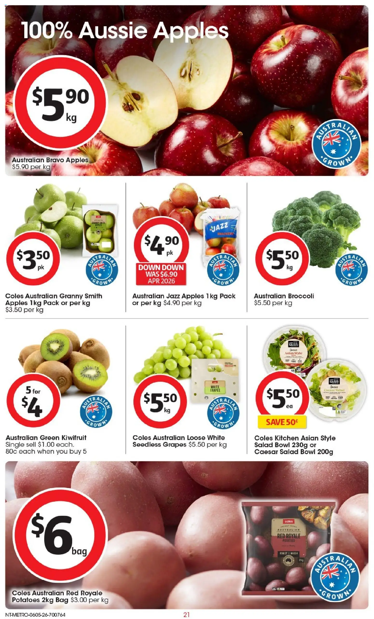 Coles catalogue - valid from 06.05.2026 | Page: 22 | Products: Honey, Chicken, Steak, Scotch