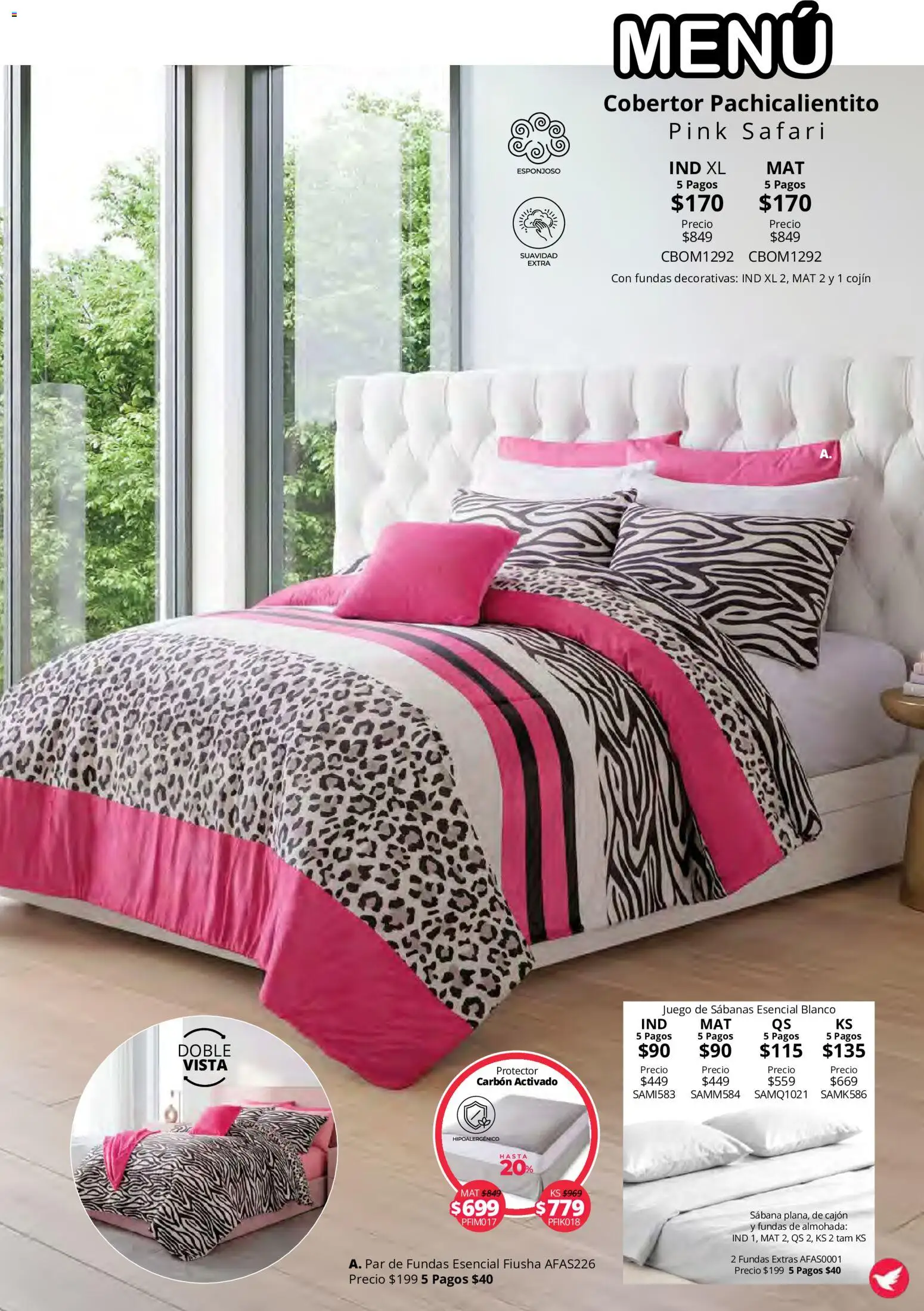 Nuevas ofertas de Colchas Concord válidas en toda la República Mexicana desde el 15/10/2026. ¡Encuentra las mejores ofertas en Colchas Concord catálogo Colección Cobertor Calor de Hogar! | Página: 25