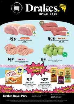 Preview of Drakes catalogue Royal Park - valid from 19/08/2026 | Page: 2 | Products: Chocolate, Beef, Pears, Pork leg