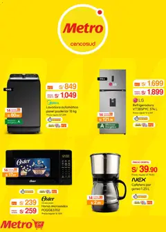 Vista previa de folleto Metro catálogo de la Metro válido desde 01.06.2026 | Página: 5 | Productos: Lavadora, Horno, Horno microondas, Cafetera