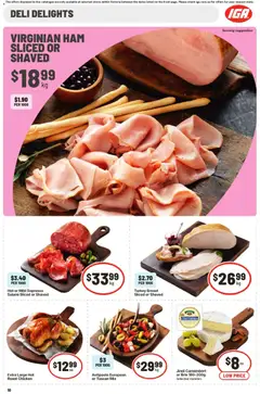 Preview of IGA catalogue - valid from 27.05.2026 | Page: 11 | Products: Cheese, Muffins, Turkey, Bakery