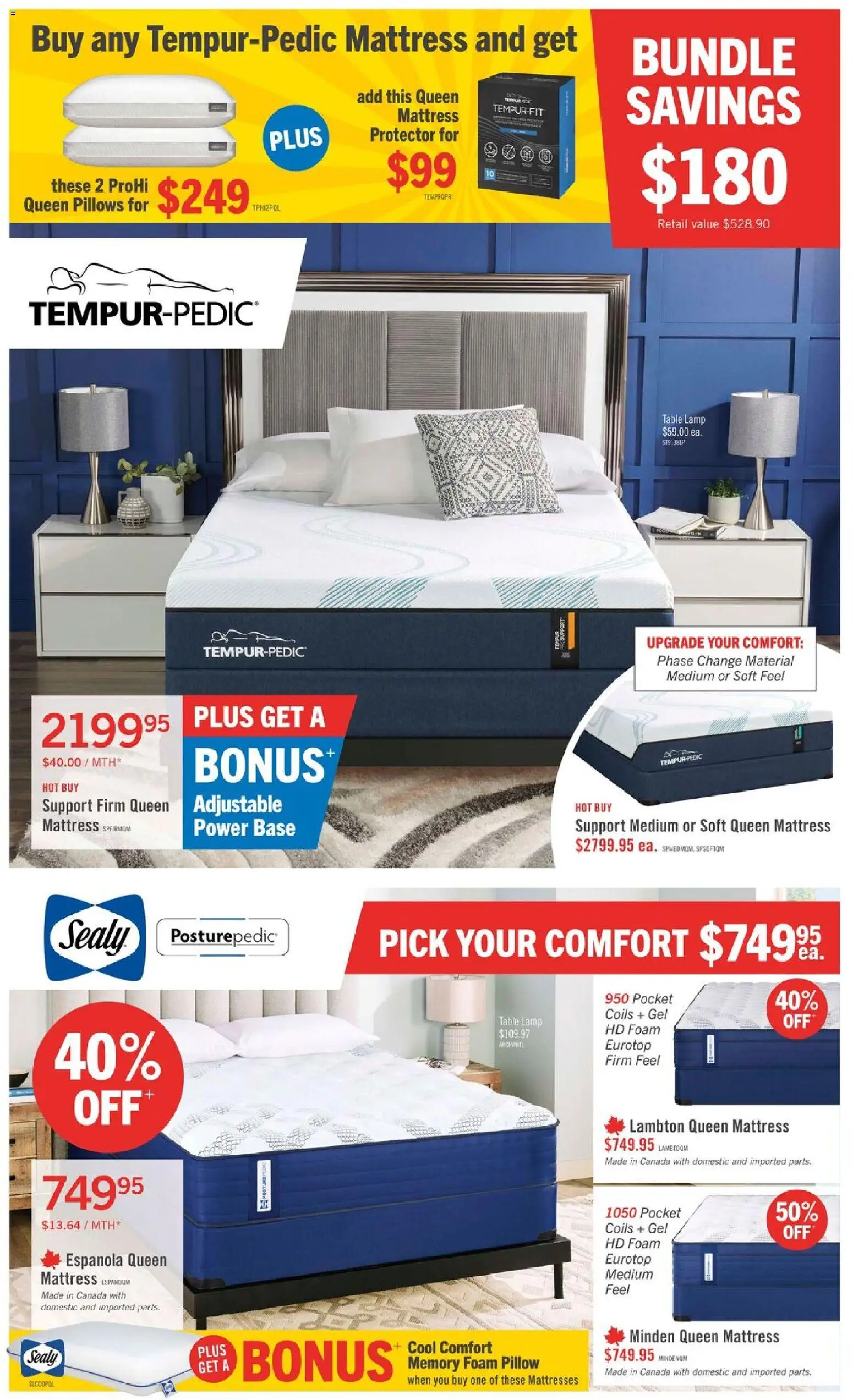 The Brick flyer valid from Sep 3, 2026 | Page: 4 | Products: Foam, Mattresses, Mattress, Table