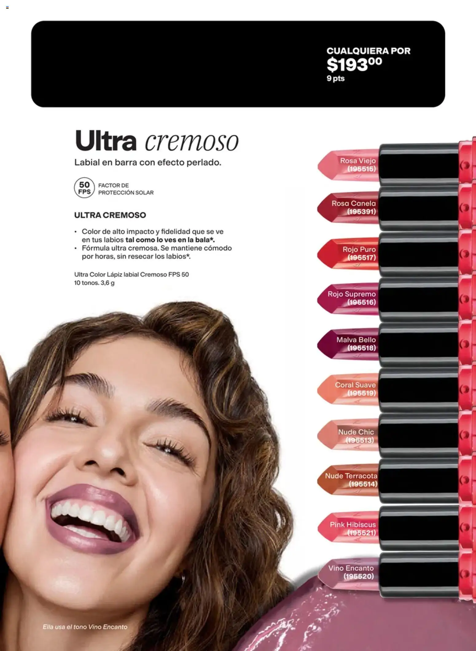 Nuevas ofertas de AVON válidas en toda la República Mexicana desde el 02/10/2026. ¡Encuentra las mejores ofertas en AVON campaña 15 2026! | Página: 27 | Productos: Barra, Vino, Lápiz labial