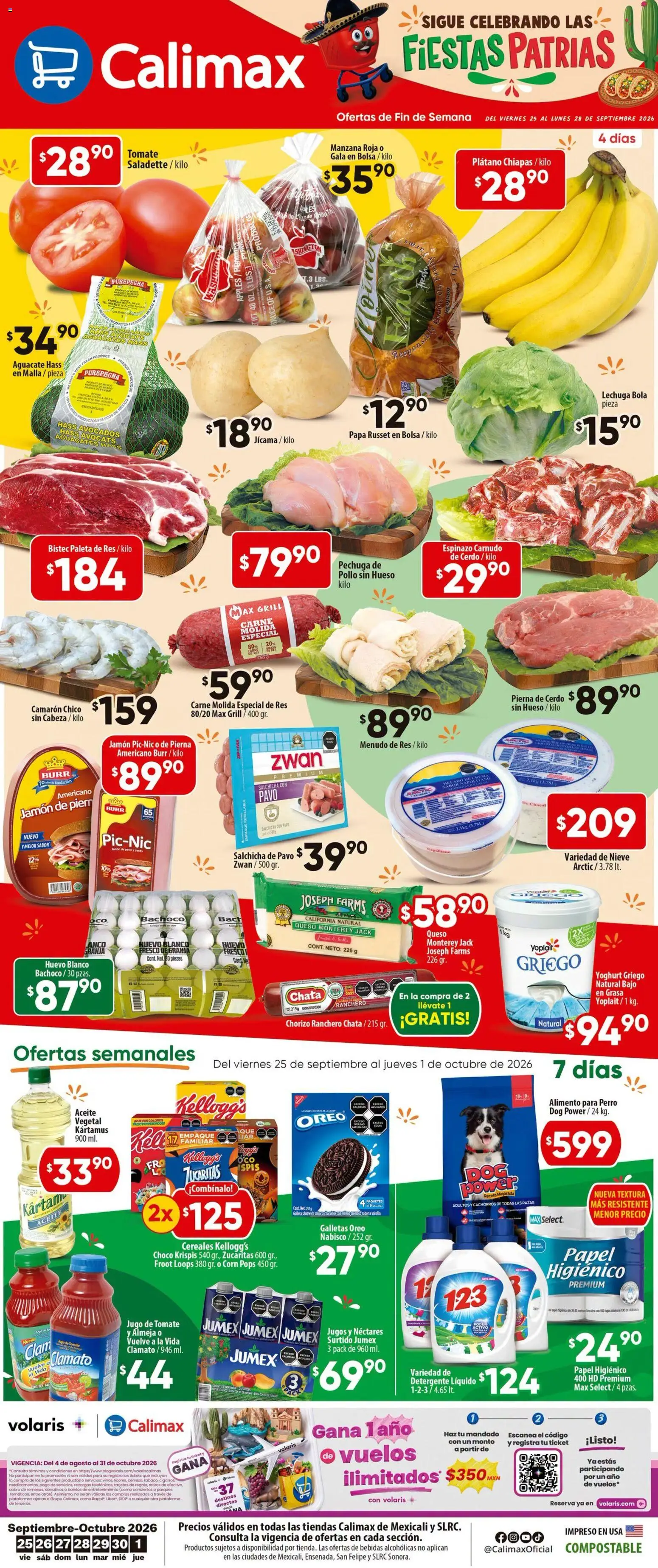 Calimax Mexicali y SLRC Viernes 25 de Septiembre