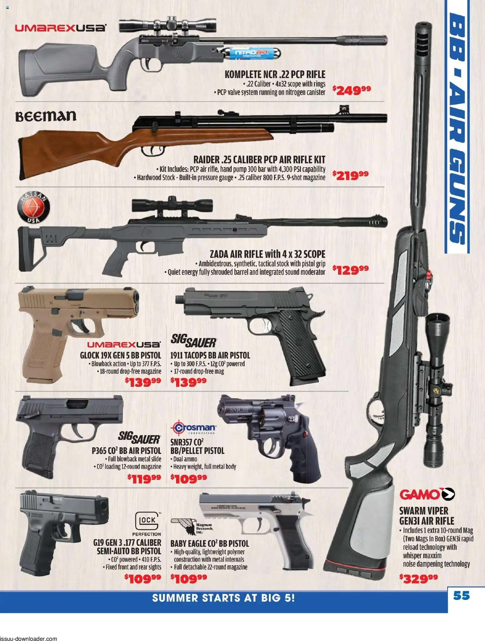 Big 5 Sporting Goods Summer Catalog - valid from 05/26/2026 | Page: 55 | Products: Box, Pump, Pressure gauge, Magnum
