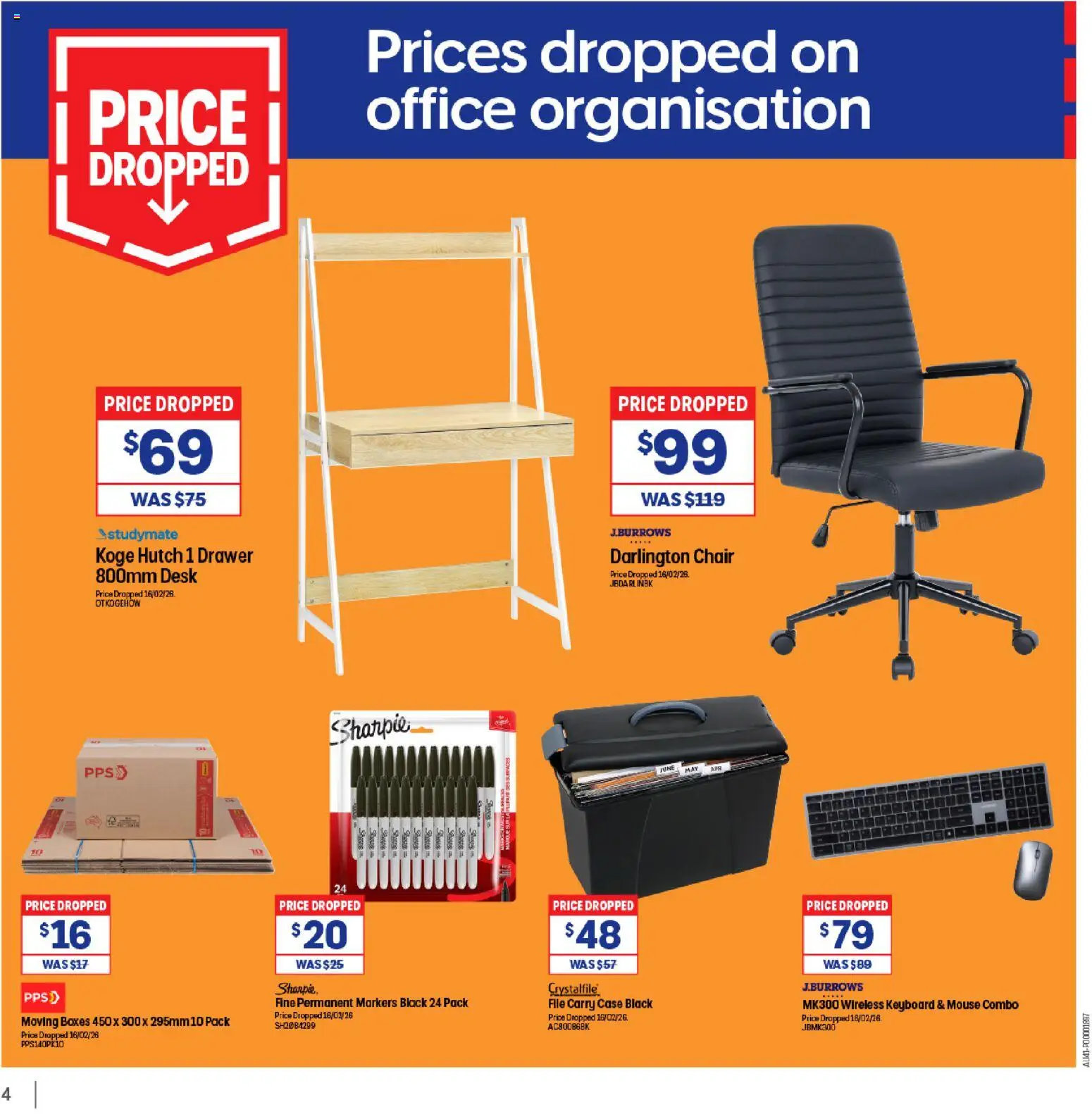Officeworks weekly catalogue from 31/03/2026