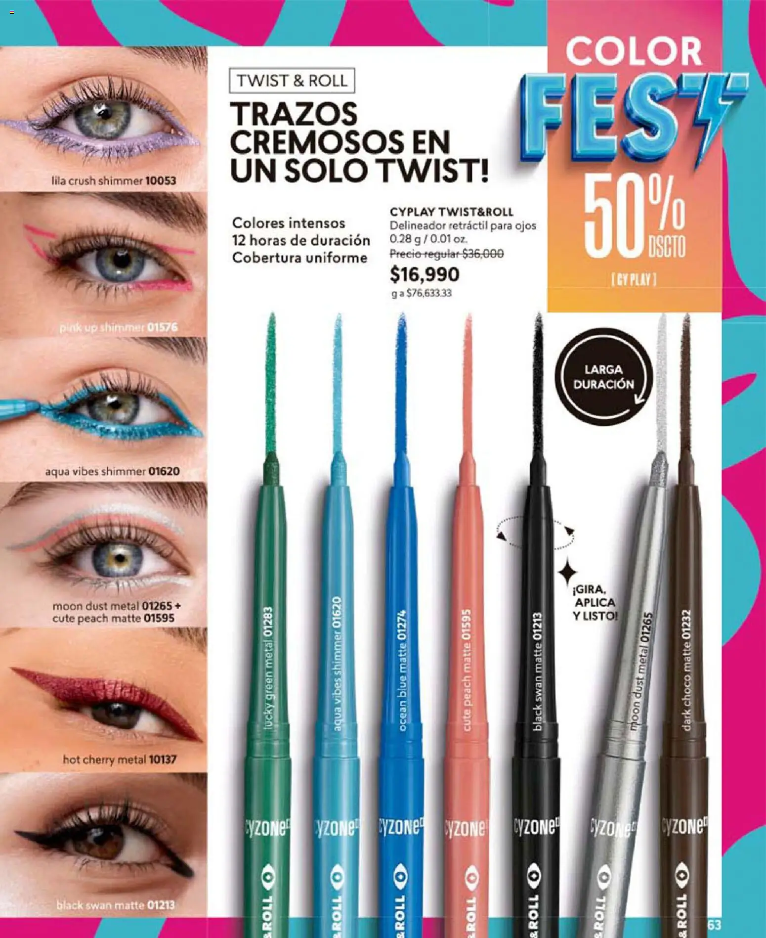 CyZone revista - valida desde el 19.05.2026 | Página: 63 | Productos: Delineador