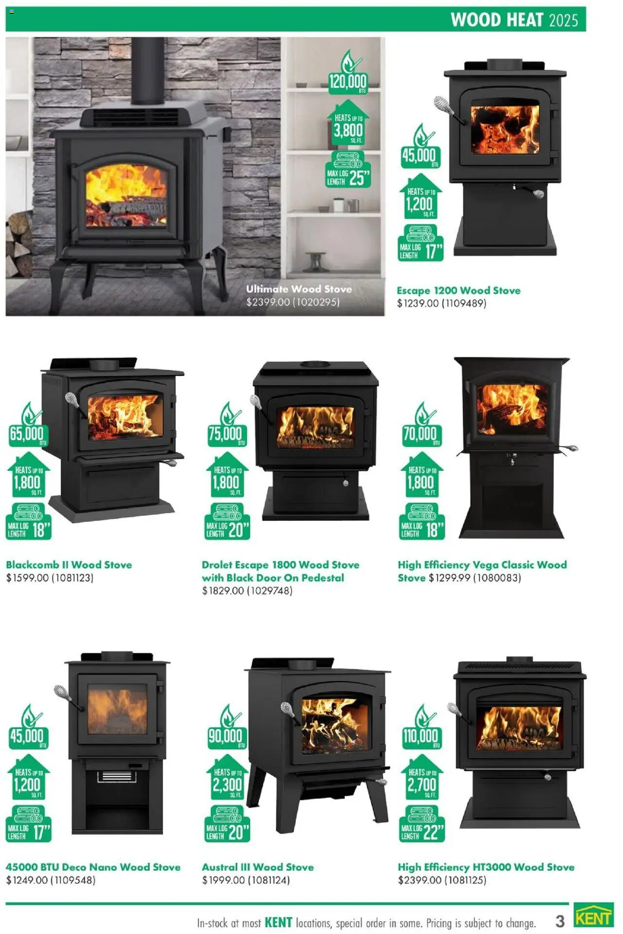 Kent flyer valid from 04.09.2025 | Page: 3 | Products: Stove