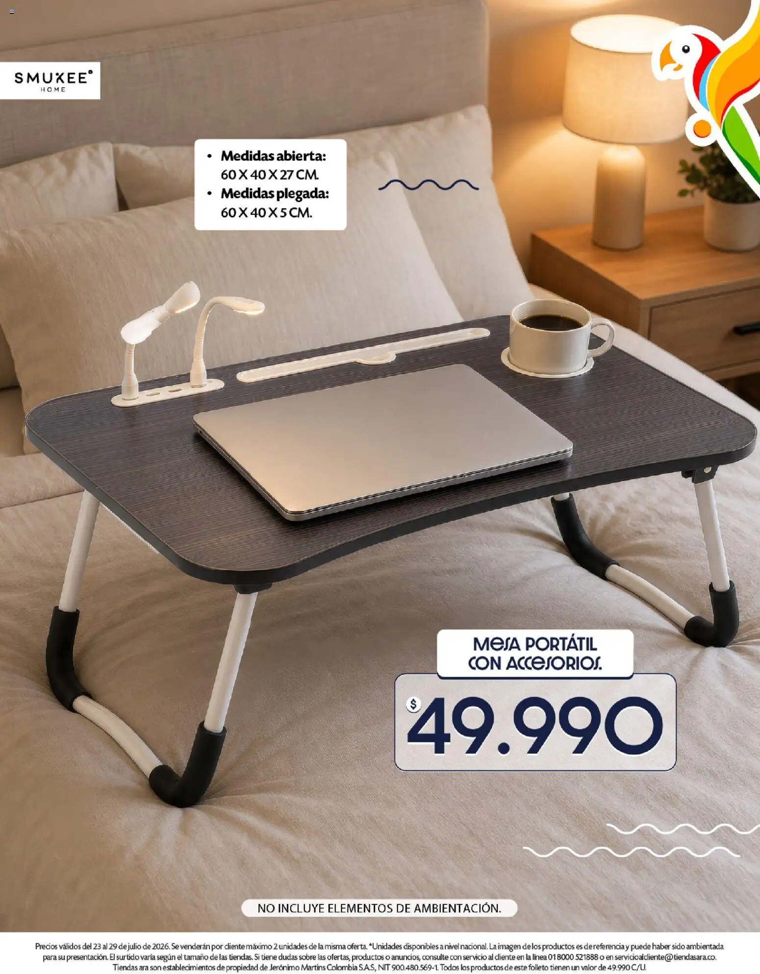 Ara revista - valida desde el 23/07/2026 | Página: 13 | Productos: Sobre, Mesa