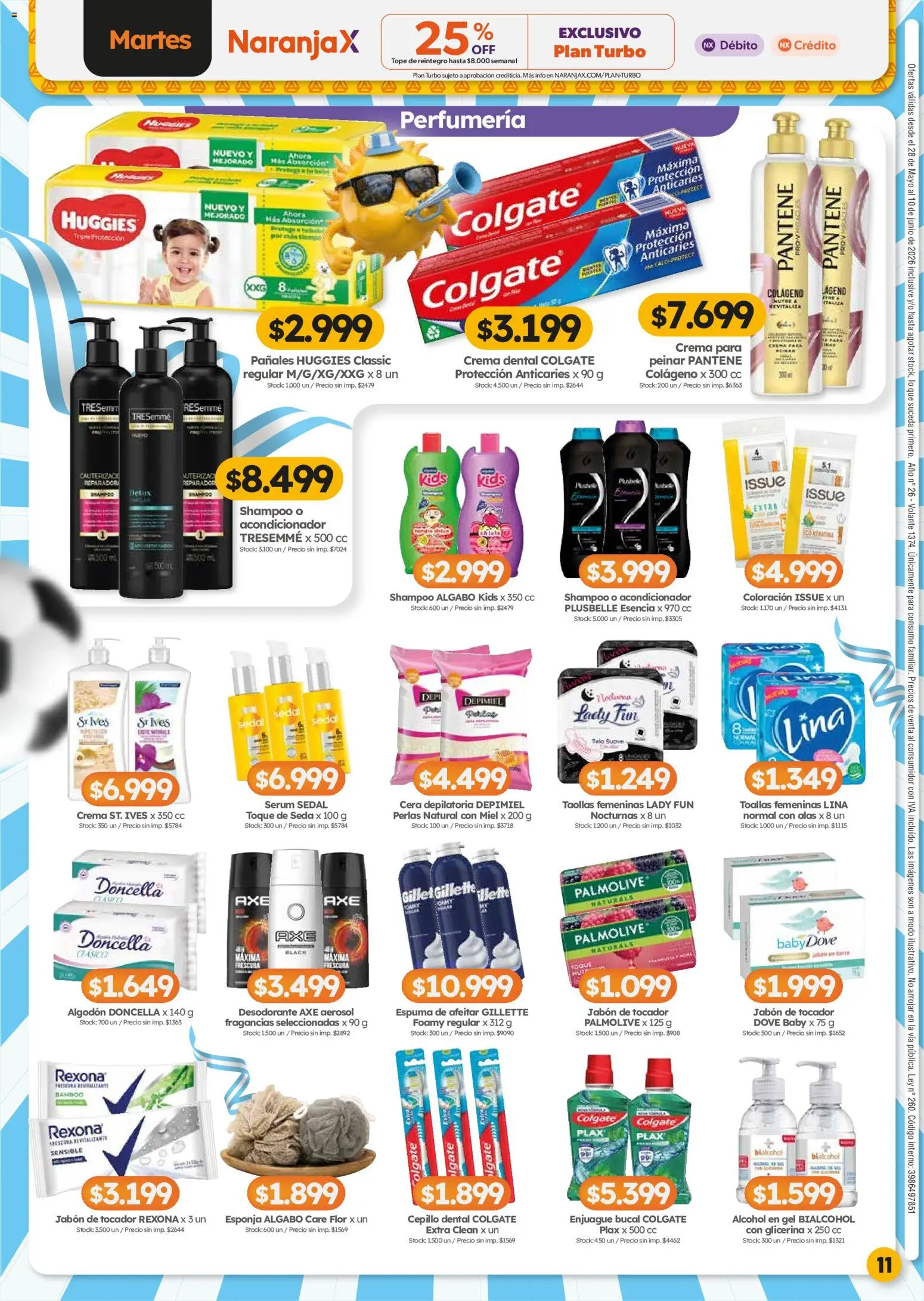 Cordiez ofertas │ válido desde el 28.05.2026 | Página: 11 | Productos: Jabón, Desodorante, Enjuague bucal, Crema