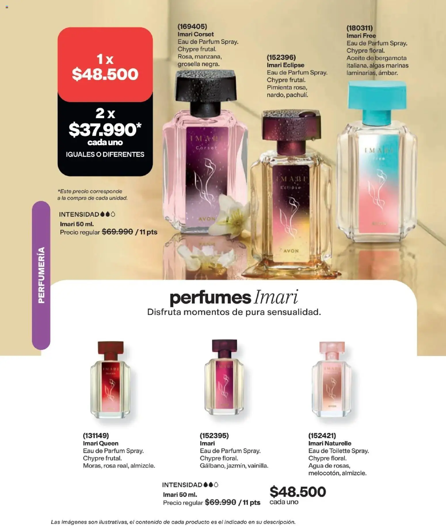 Avon revista - valida desde el 15/07/2026 | Página: 61 | Productos: Agua, Pimienta, Eau de toilette, Aceite
