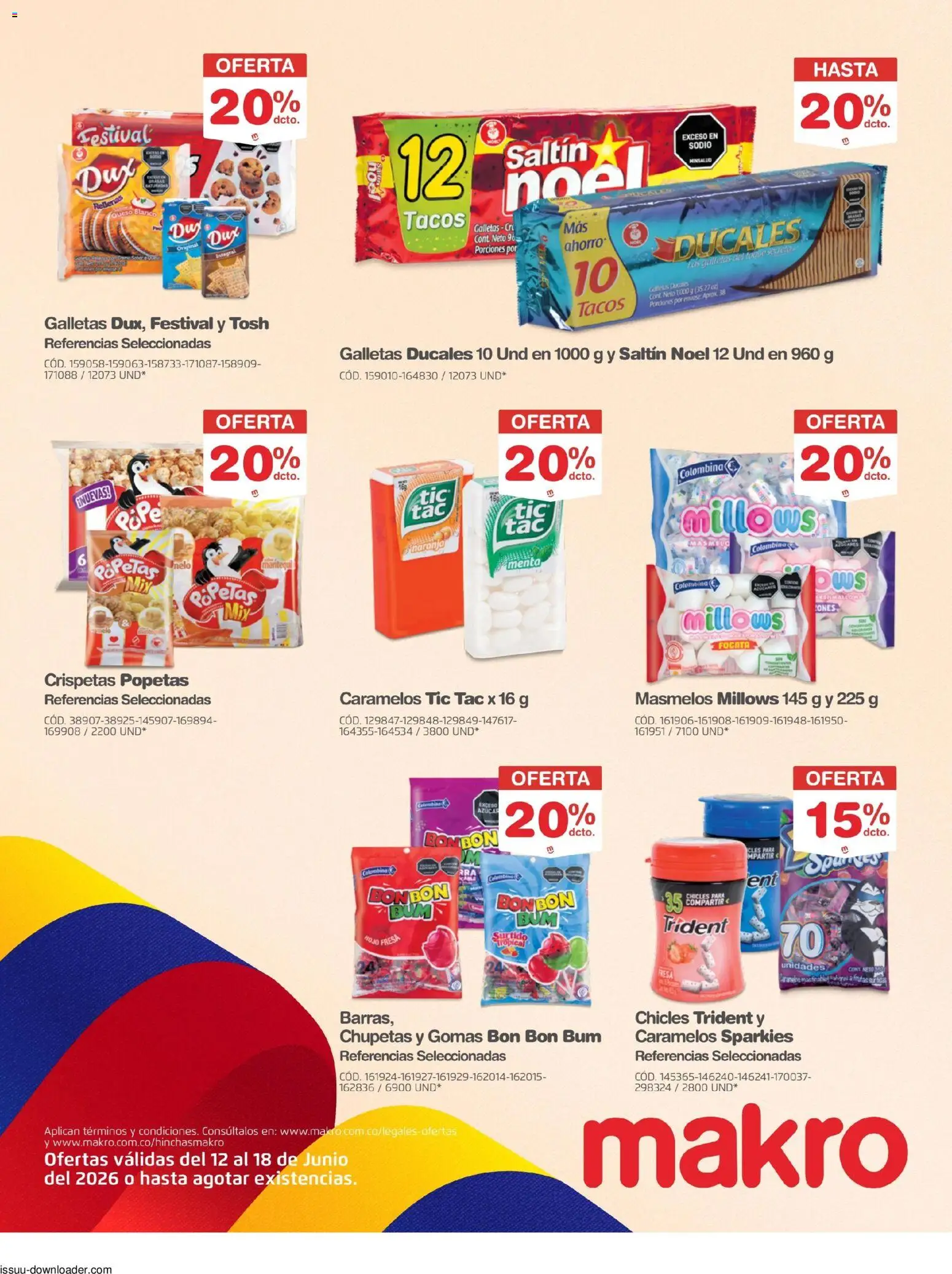 Makro revista - valida desde el 12.06.2026 | Página: 11 | Productos: Galletas, Fresa, Gomas, Mascarilla