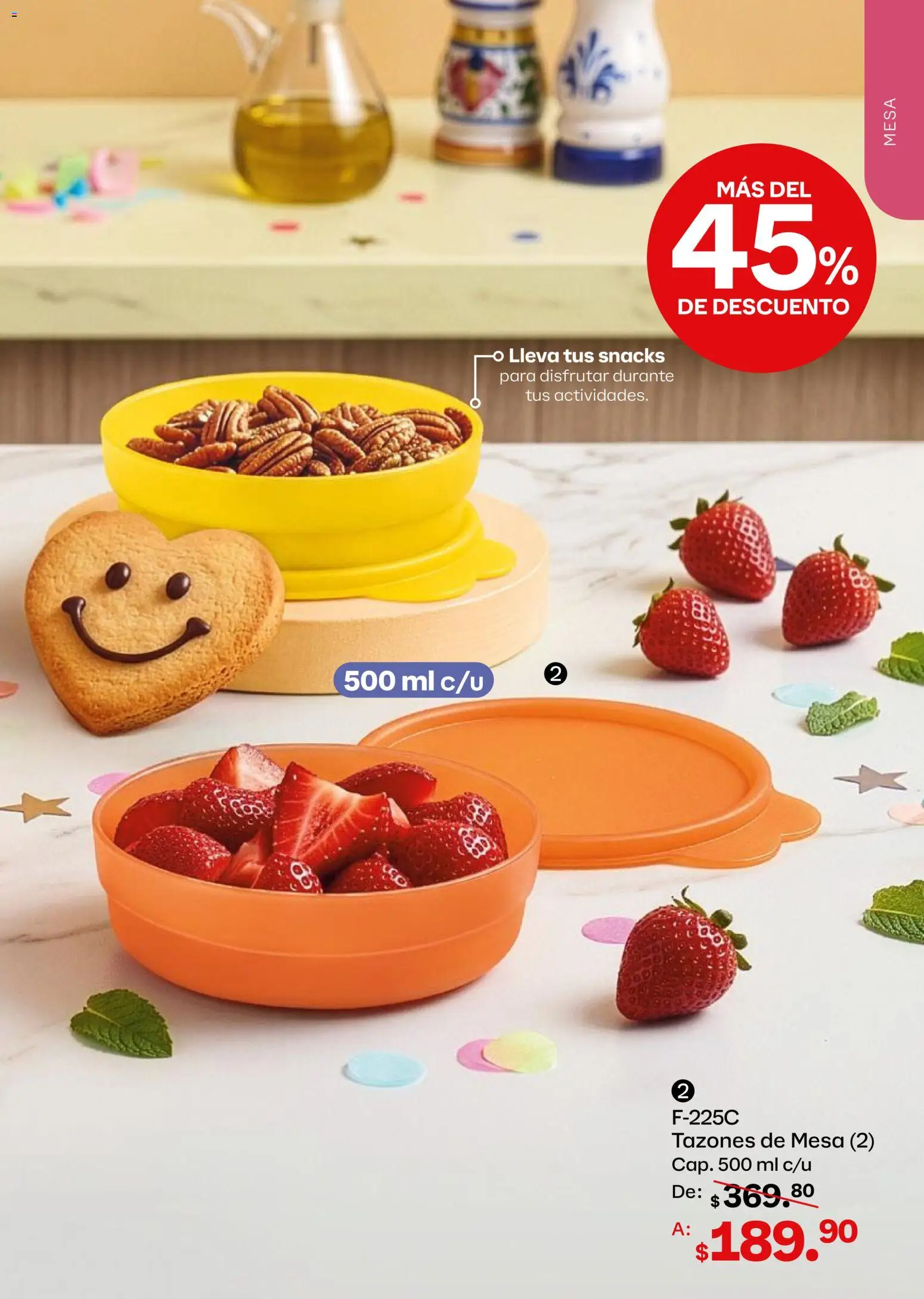 Nuevas ofertas de Tupperware válidas en toda la República Mexicana desde el 05/10/2026. ¡Encuentra las mejores ofertas en Tupperware catálogo! | Página: 89
