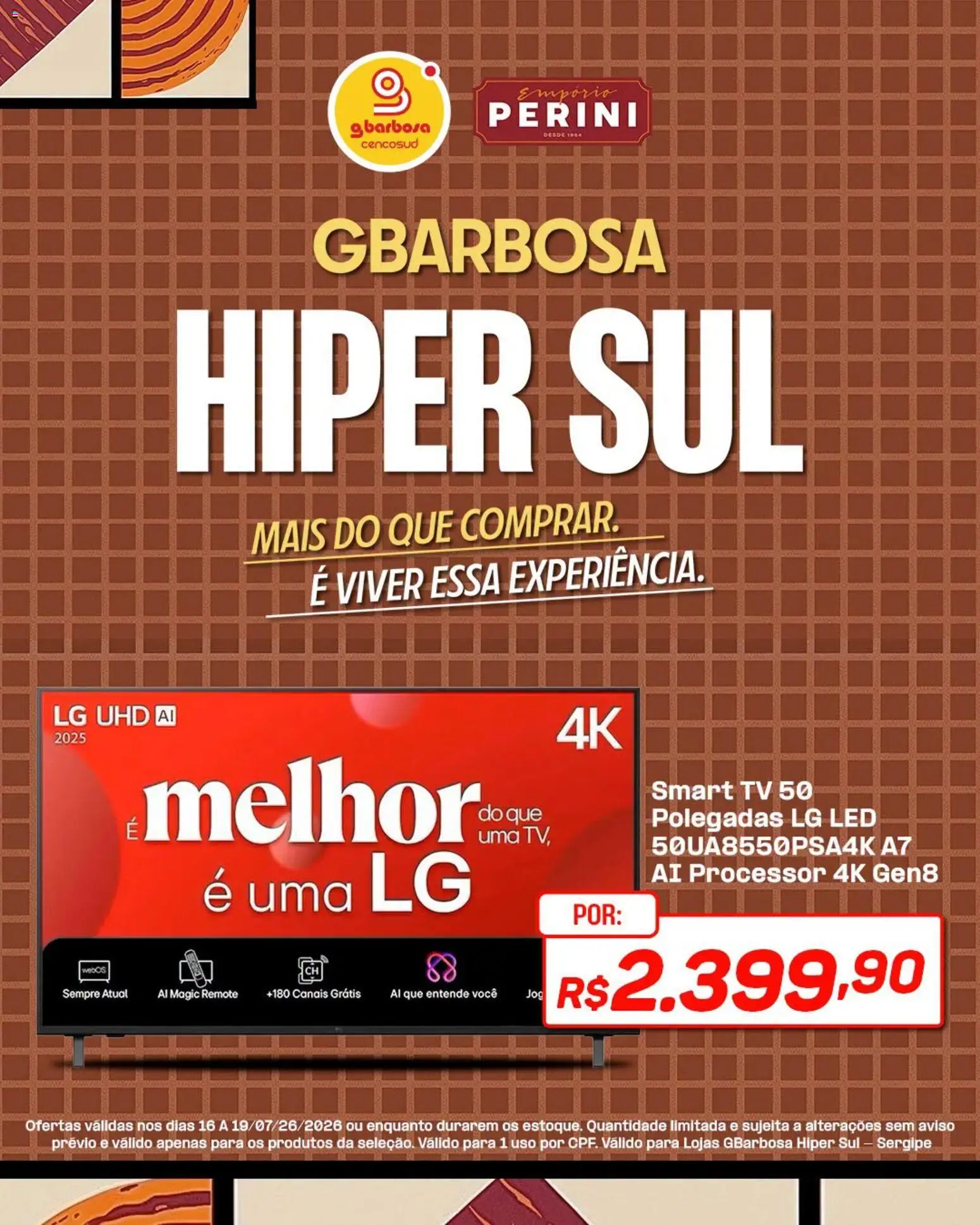 Gbarbosa Folheto - válido de 16/07/2026 | Página: 2 | Produtos: smart TV, Tv