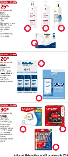 Vista previa de Dove jabón corporal en barra 14 de 135 g c/u, Dove jabón corporal en barra 14 de 135 g c/u, nuevo folleto de la tienda, válido en México a partir del 21/09/2026 | Página: 31