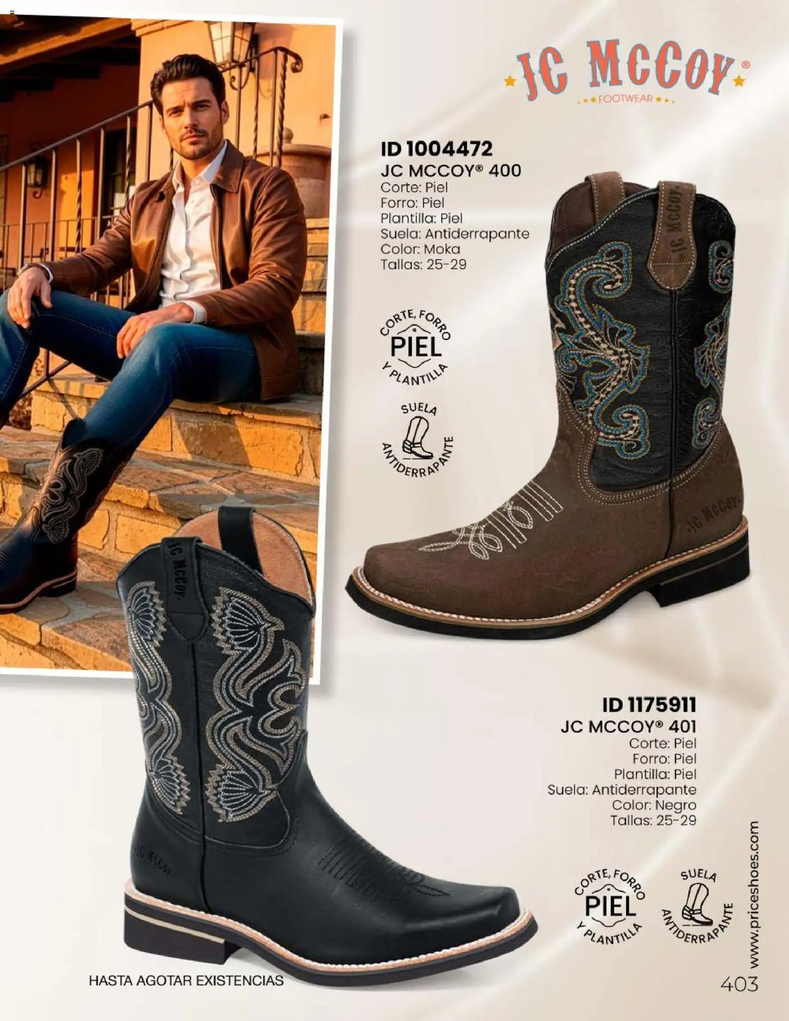 Nuevas ofertas de Price Shoes válidas en toda la República Mexicana desde el 06.05.2026. ¡Encuentra las mejores ofertas en Price Shoes catálogo Todo en uno! | Página: 403