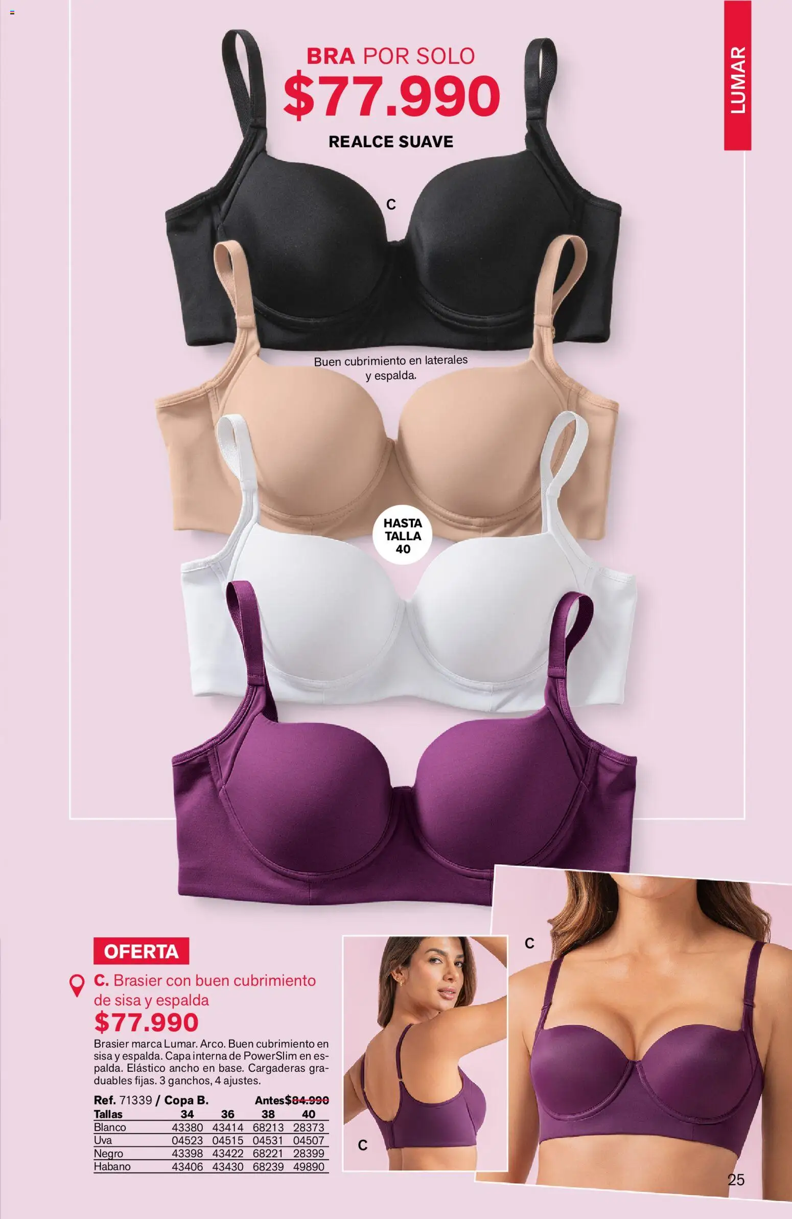 Leonisa revista - valida desde el 24/08/2026 | Página: 25 | Productos: Brasier
