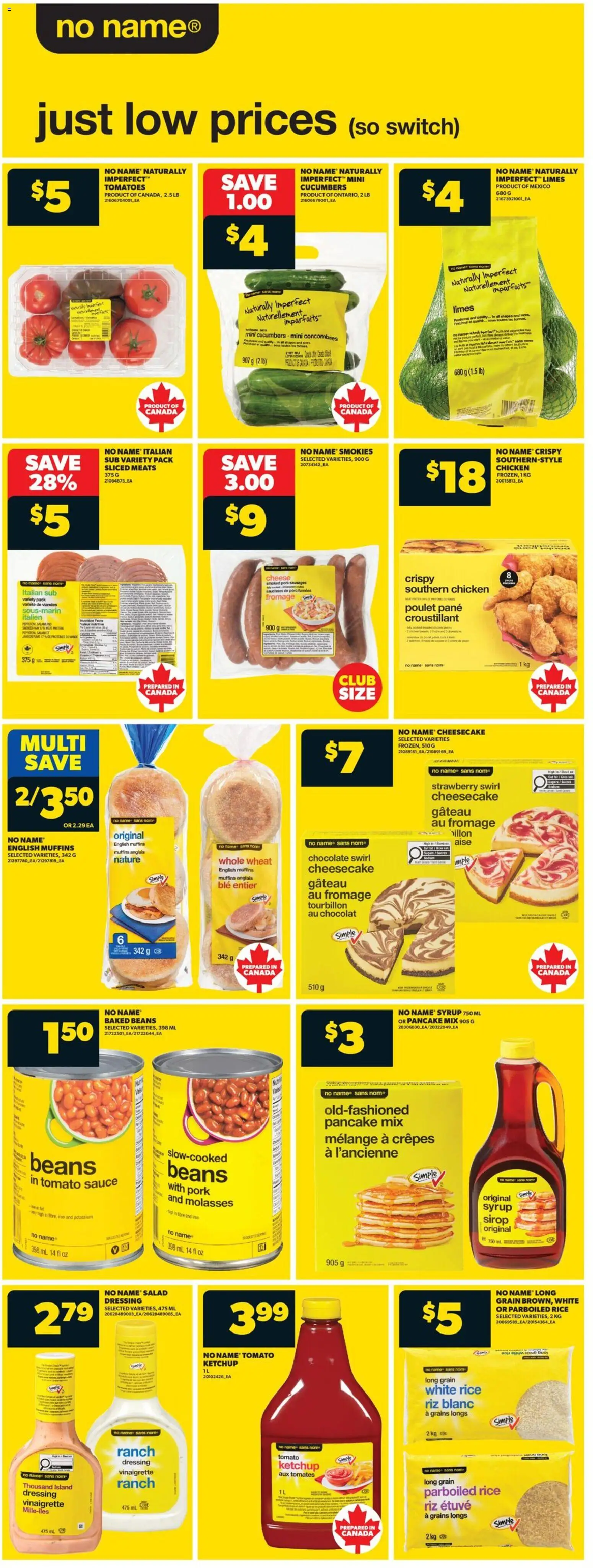 Real Canadian Superstore flyer valid from Aug 6, 2026 | Page: 8 | Products: Rice, Beans, Chicken, Tomatoes